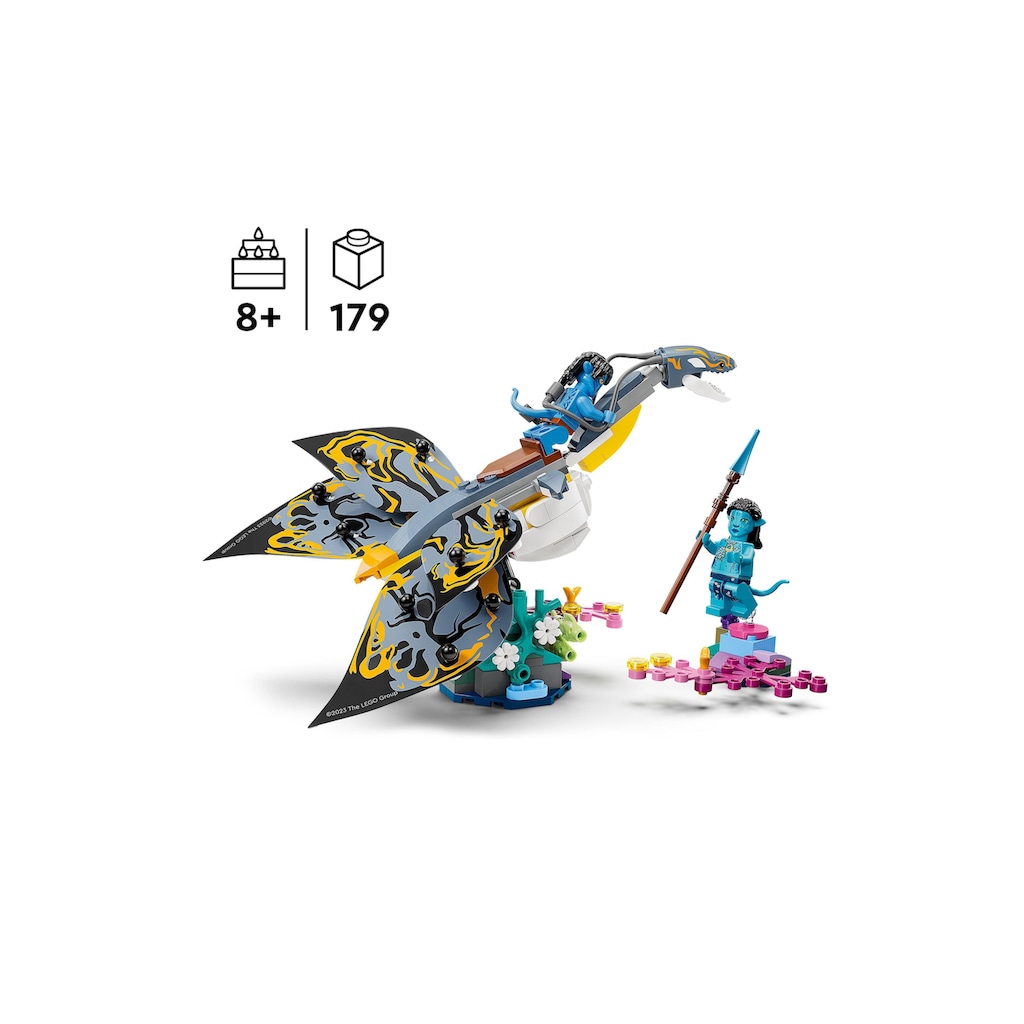 LEGO® Konstruktionsspielsteine »Avatar Entdeckung des Ilu«, (179 St.)