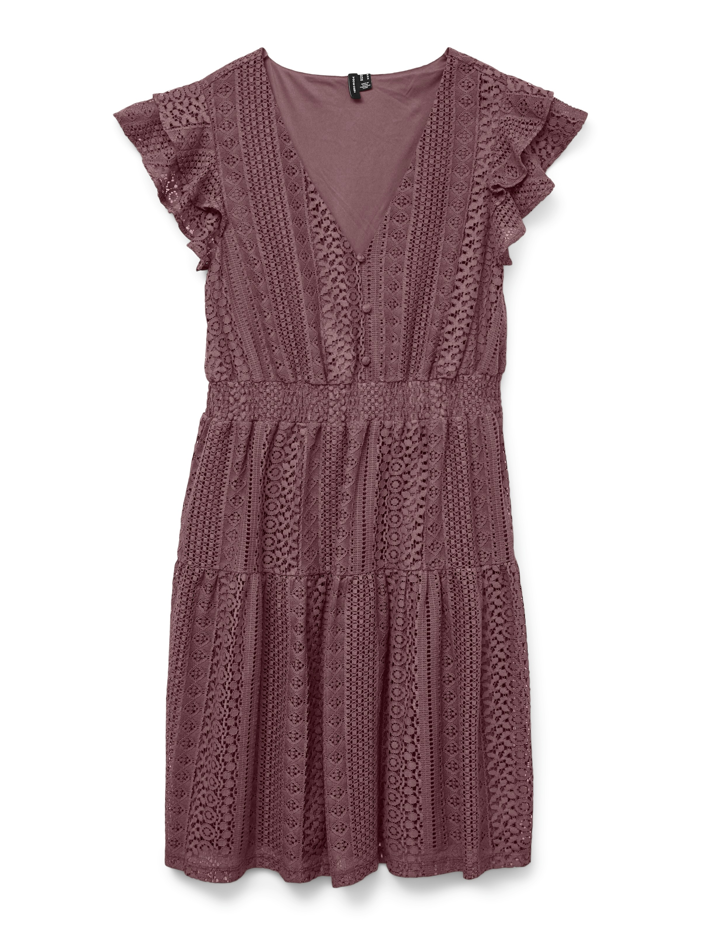 Image of Vero Moda Minikleid "VMHONEY LACE V-NECK SHORT DRESS WVN GA" Sommerkleid