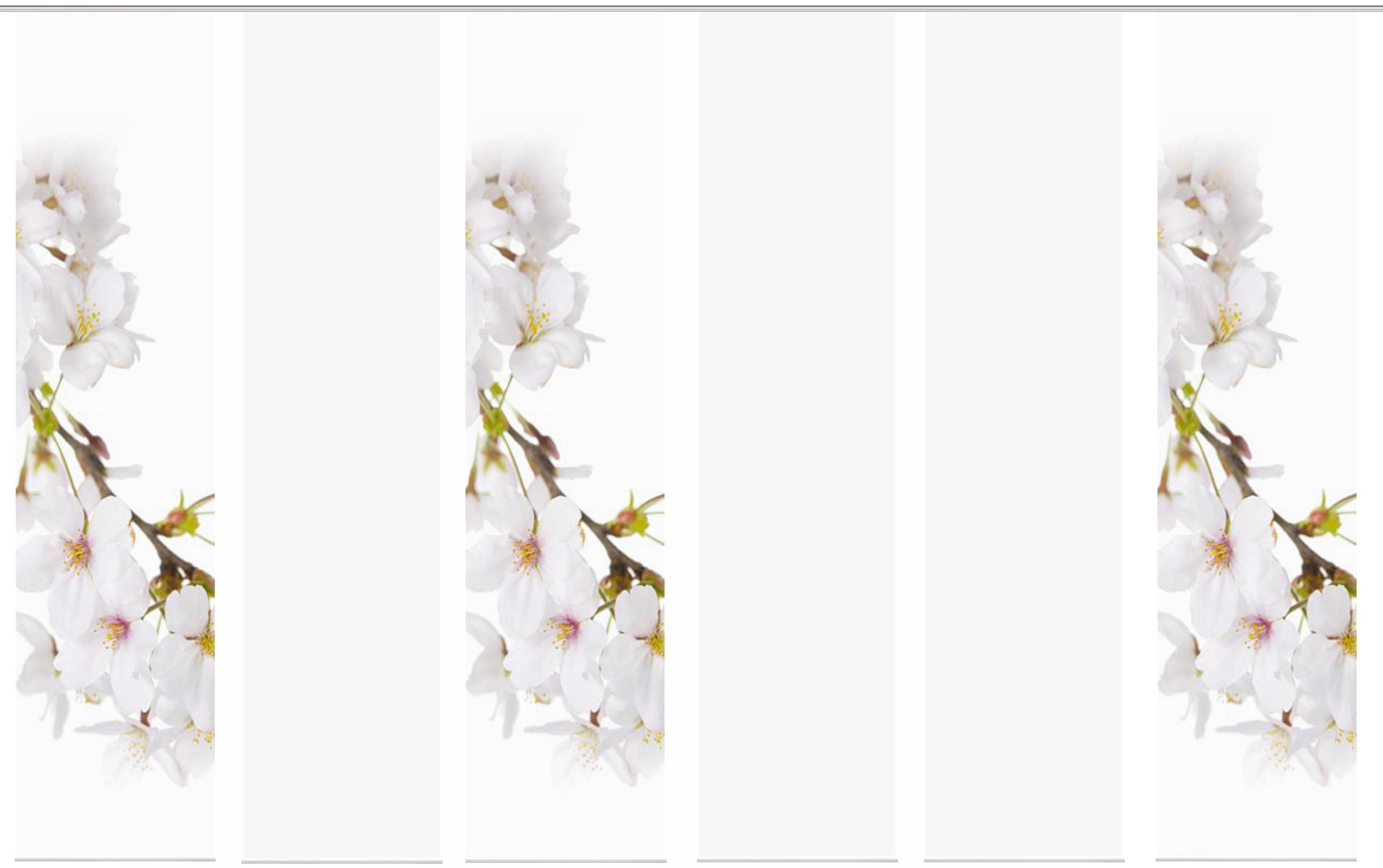 Image of HOME WOHNIDEEN Schiebegardine »KIRANGI 6ER SET«, (6 St.), HxB: 245x60 bei Ackermann Versand Schweiz