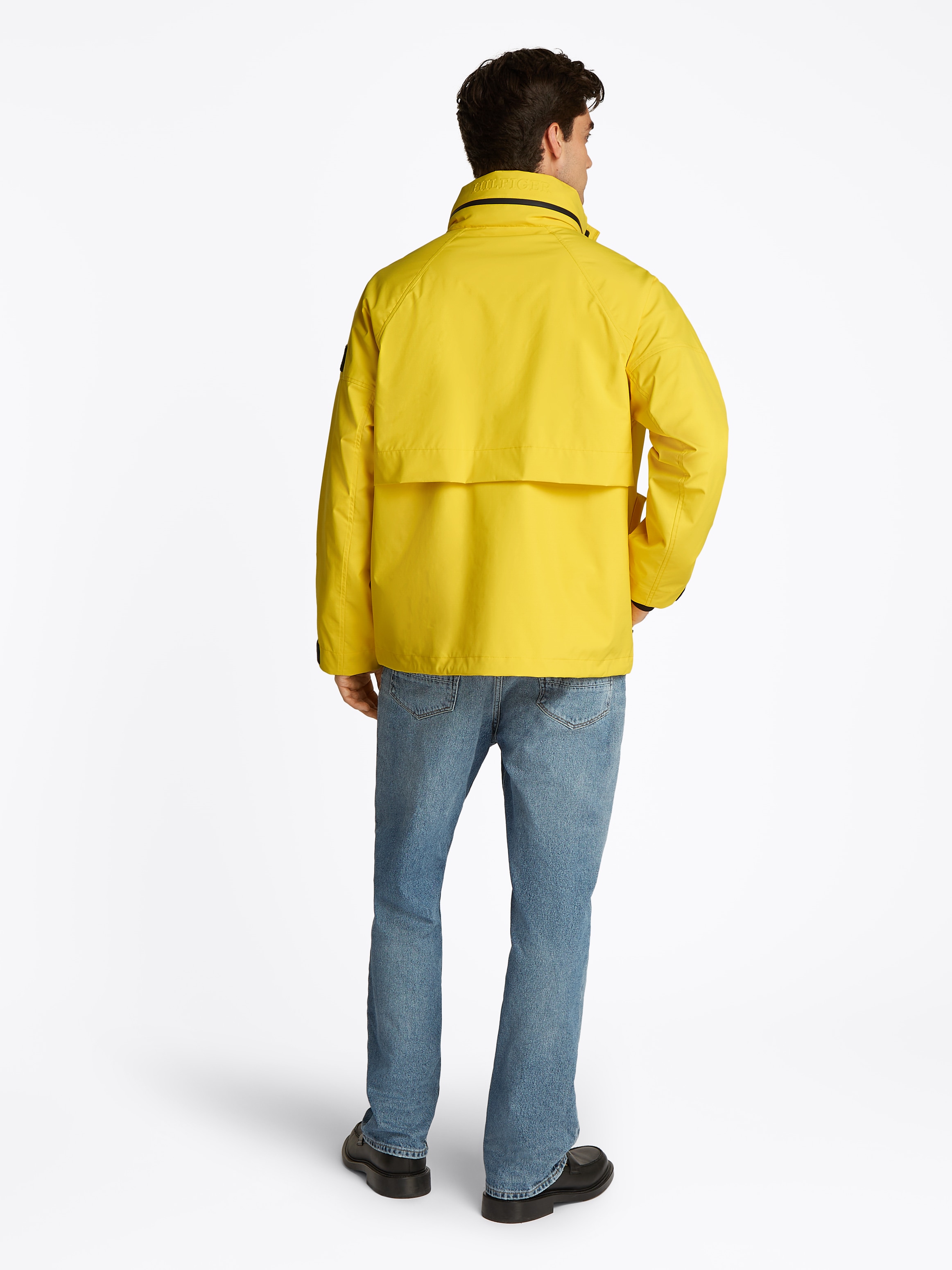 Tommy Hilfiger Outdoorjacke »REGATTA MID LENGTH JACKET«, mit Kapuze, verstaubare Kapuze mit Reissverschlussfach