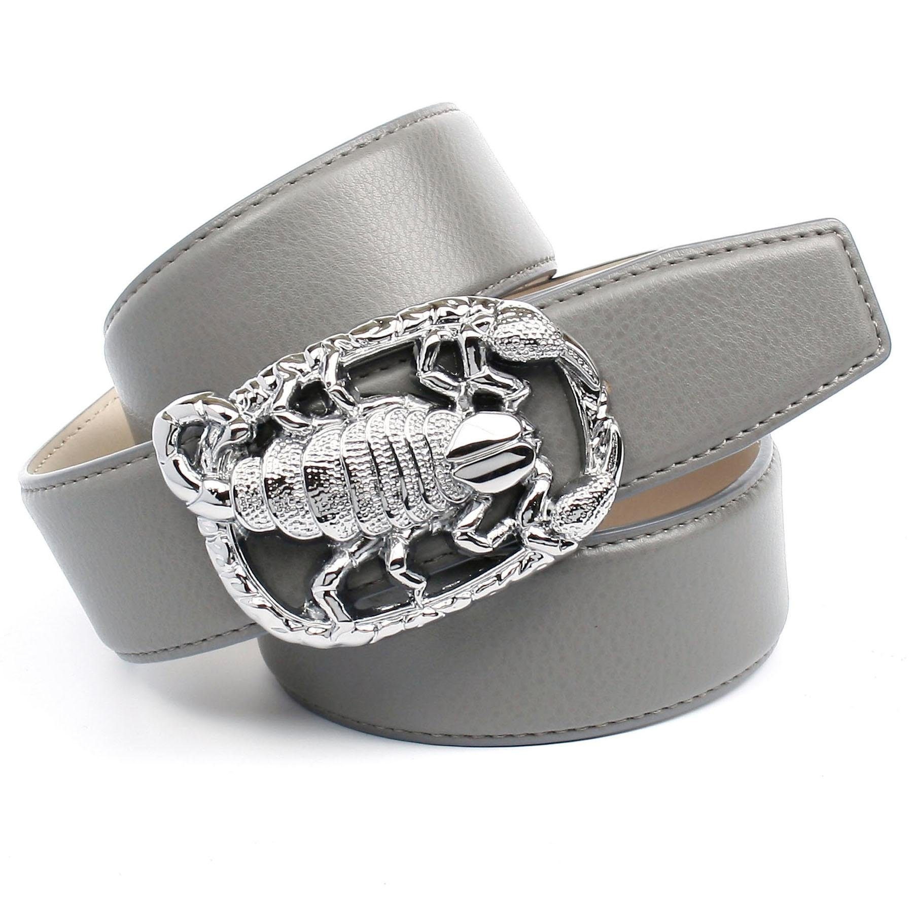 Image of Anthoni Crown Ledergürtel, mit silberfarbener Schliesse "Skorpion" bei Ackermann Versand Schweiz