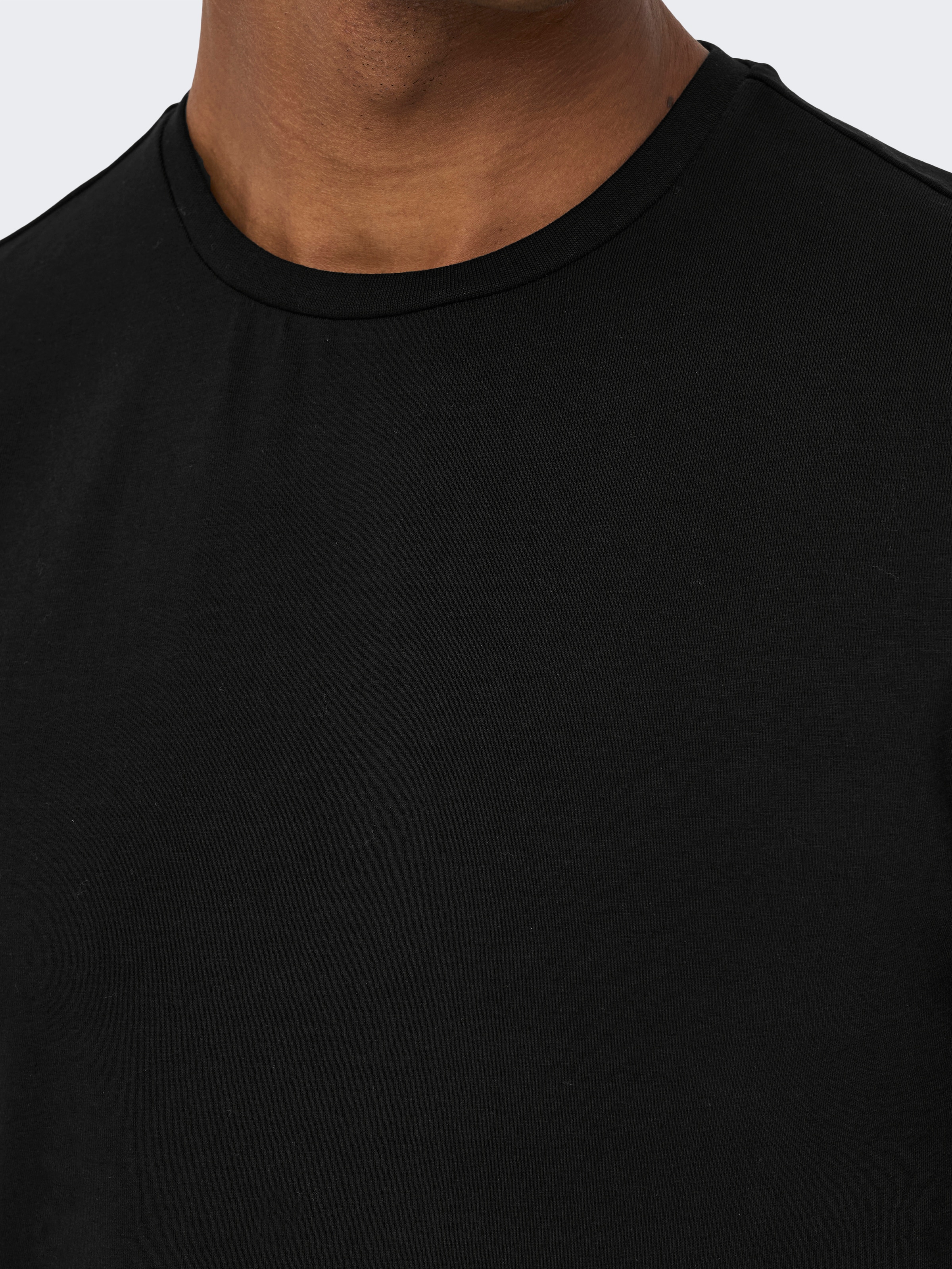 ONLY & SONS T-Shirt »ONSBASIC SLIM O-NECK 2-PACK NOOS« Packung, 2er-Pack, 2 Stk.