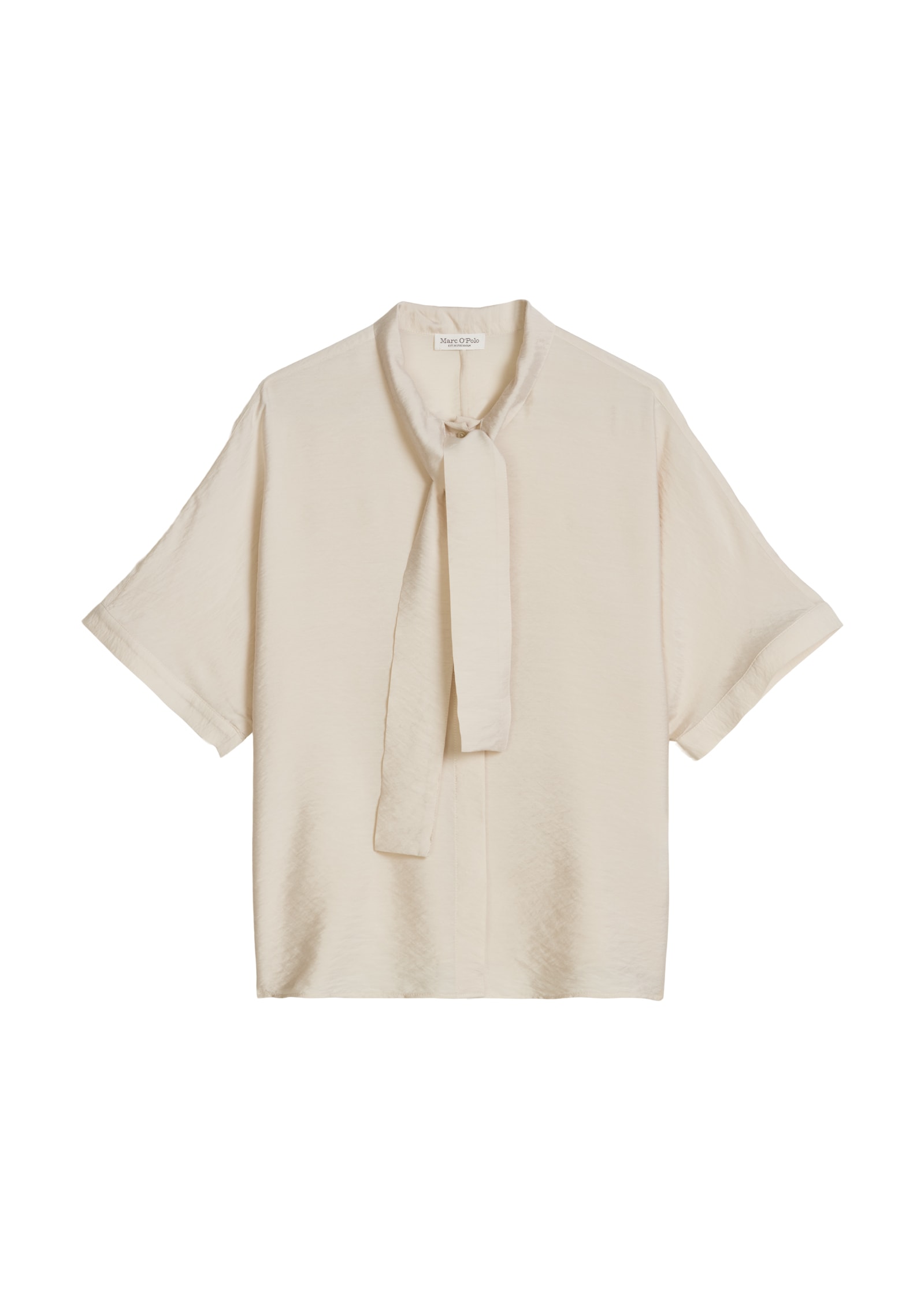 Marc O'Polo Chemisier à pinces Crinkle, regular aus Viskose-Mix