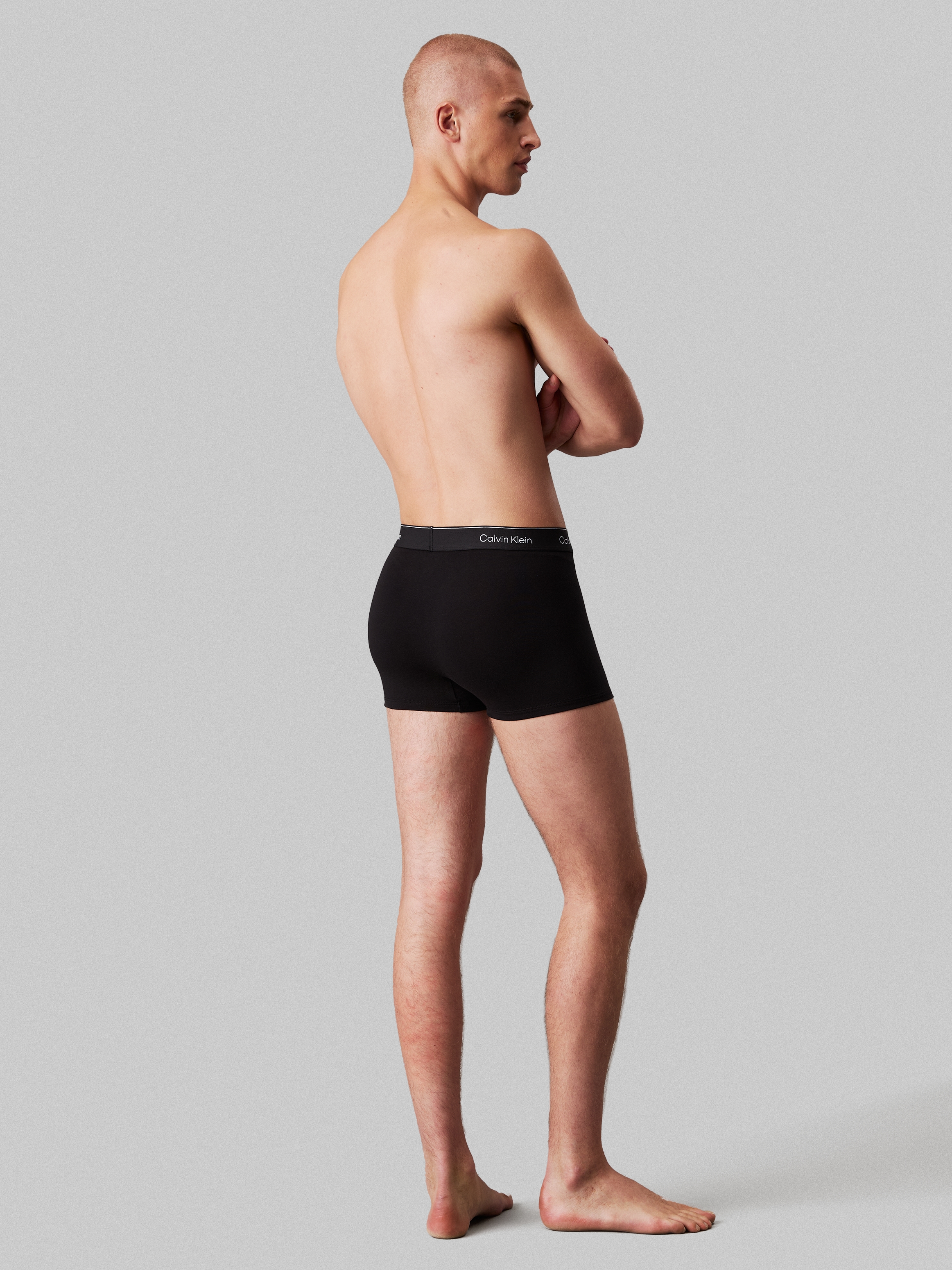 Calvin Klein Underwear Boxers »CK RELAXED FIT TRUNK 3PK« Paquet, pack de 3, 3 cuis en coton stretch