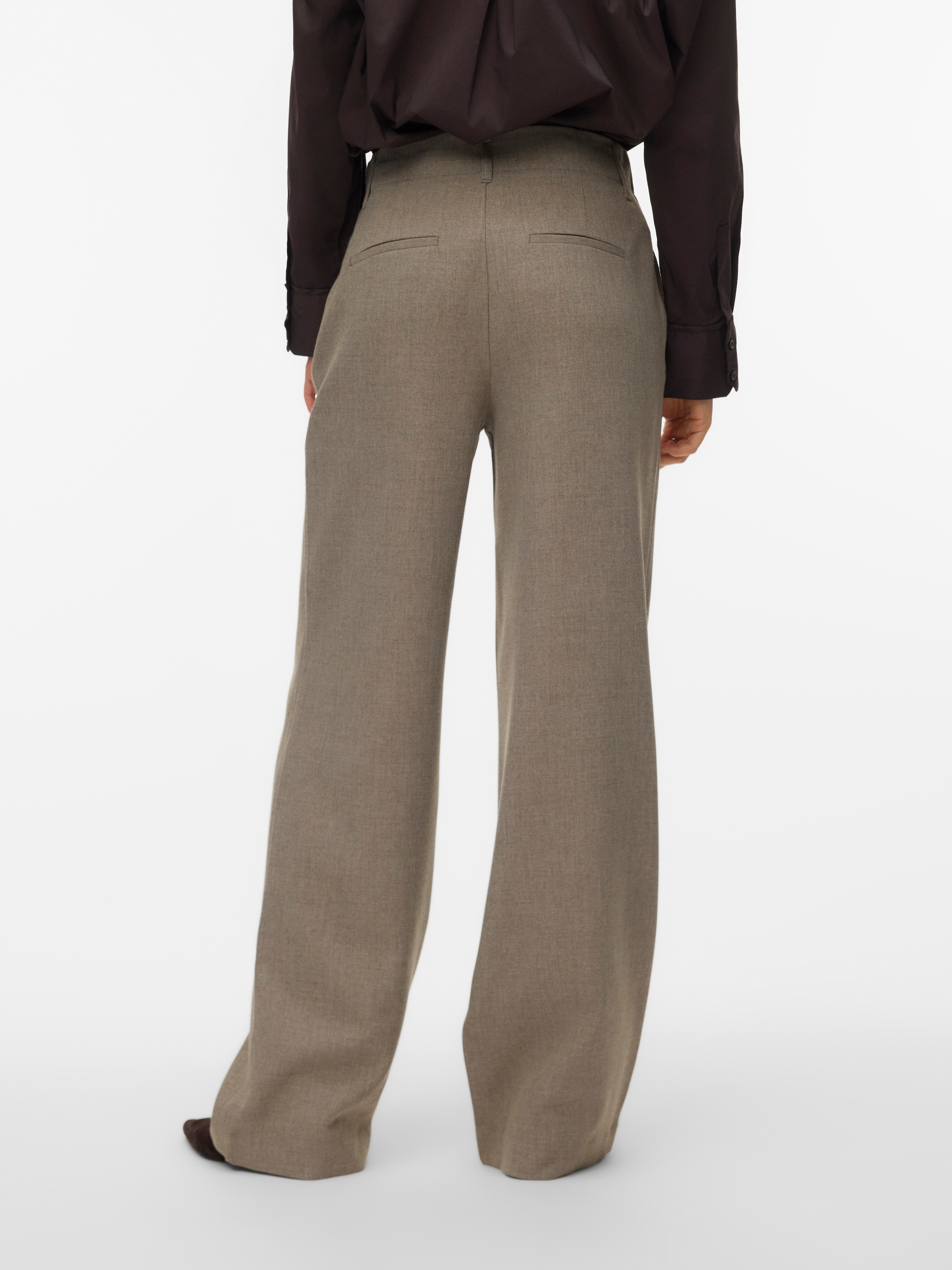 Vero Moda Anzughose »VMBESTIE HW WIDE PANT NOOS«  Materialmix