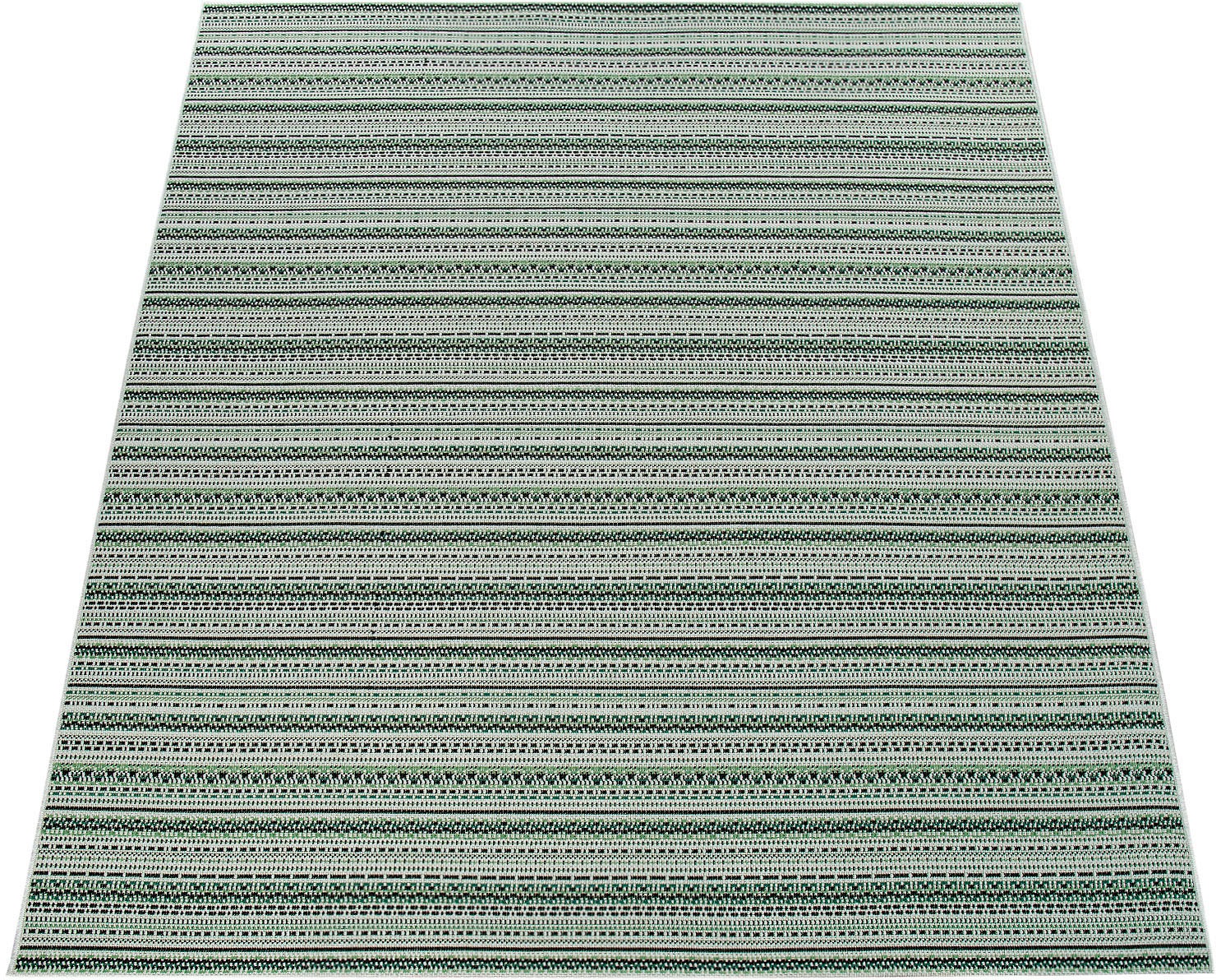 Image of Paco Home Teppich »Ostende 535«, rechteckig, 5 mm Höhe, Flachgewebe, gestreift, In- und Outdoor geeignet, Wohnzimmer bei Ackermann Versand Schweiz