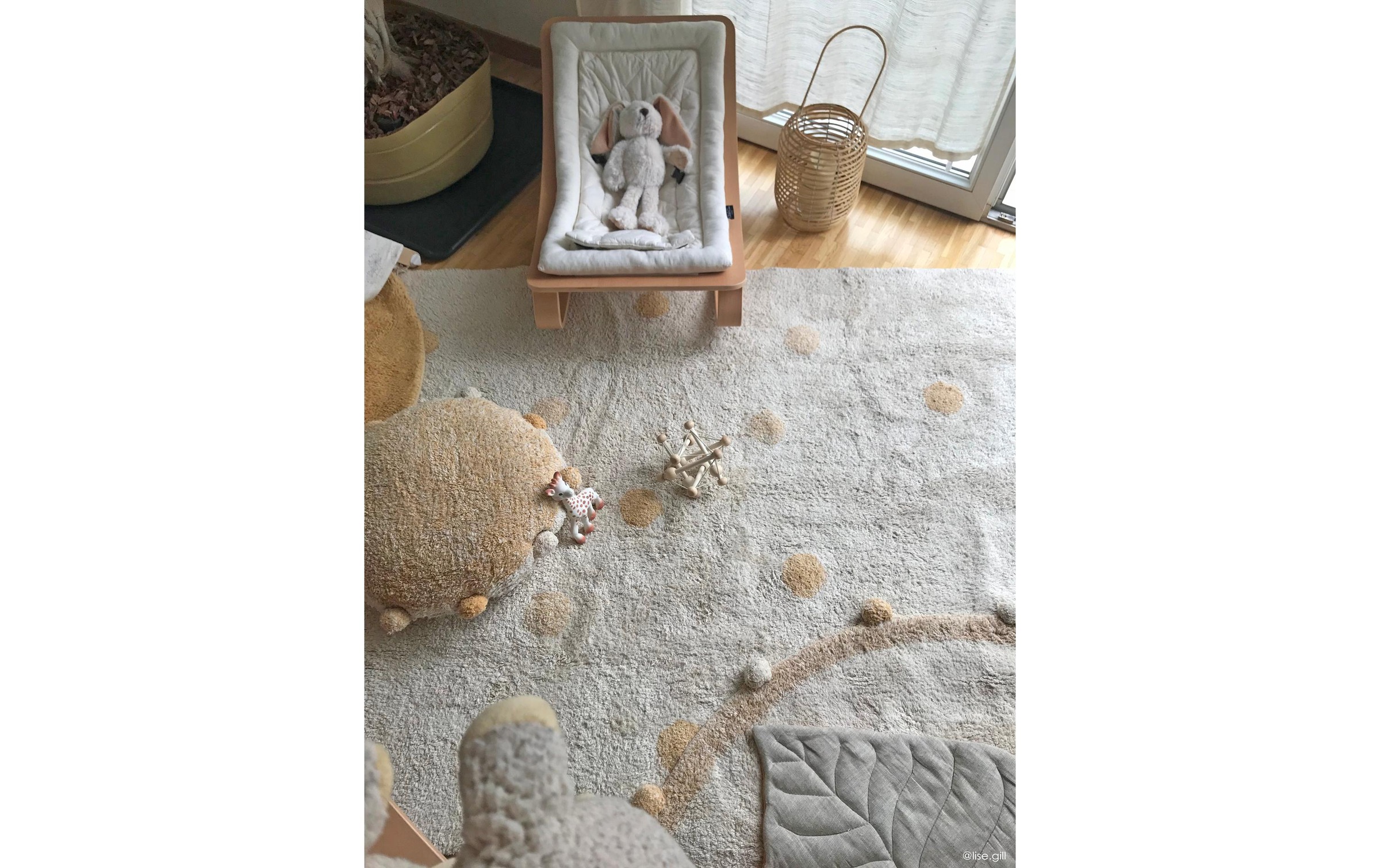 Kinderteppich »Lorena Canals Hippy Dots«