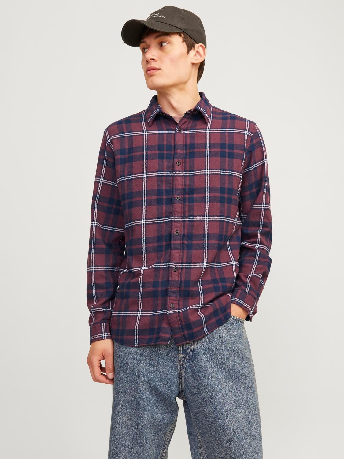 Jack & Jones Langarmhemd »JJJOSHUA FALL FLANNEL SHIRT LS«