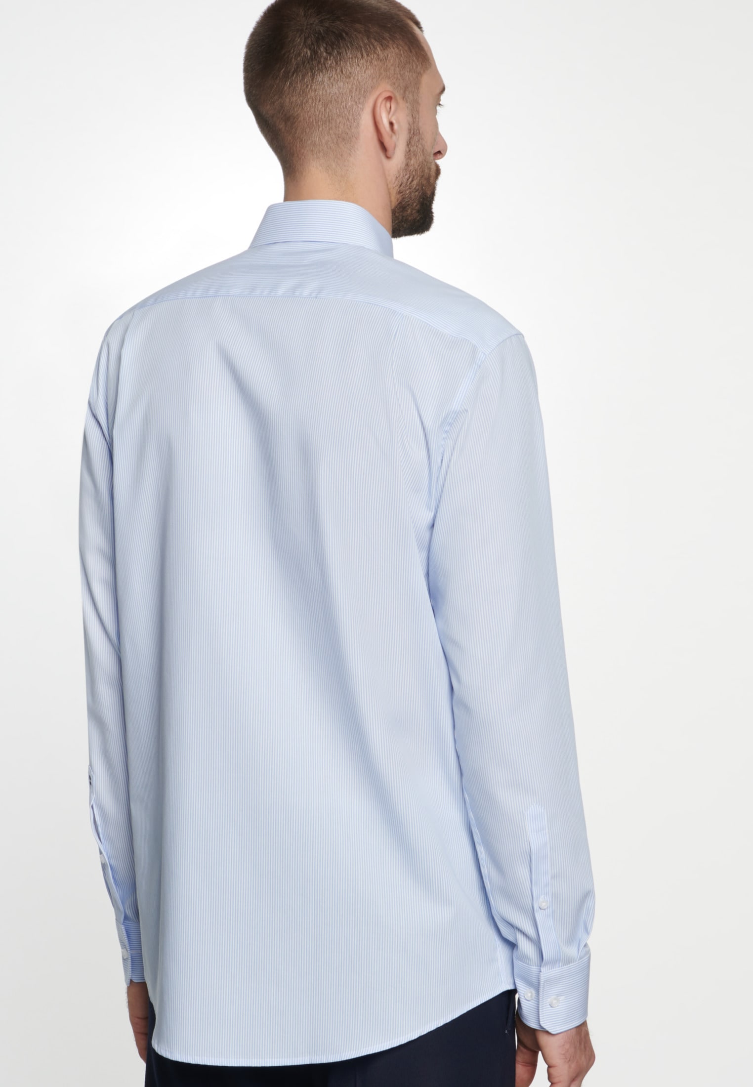 seidensticker Businesshemd »Schwarze Rose« Regular 1/1 Kentkragen Gestreift