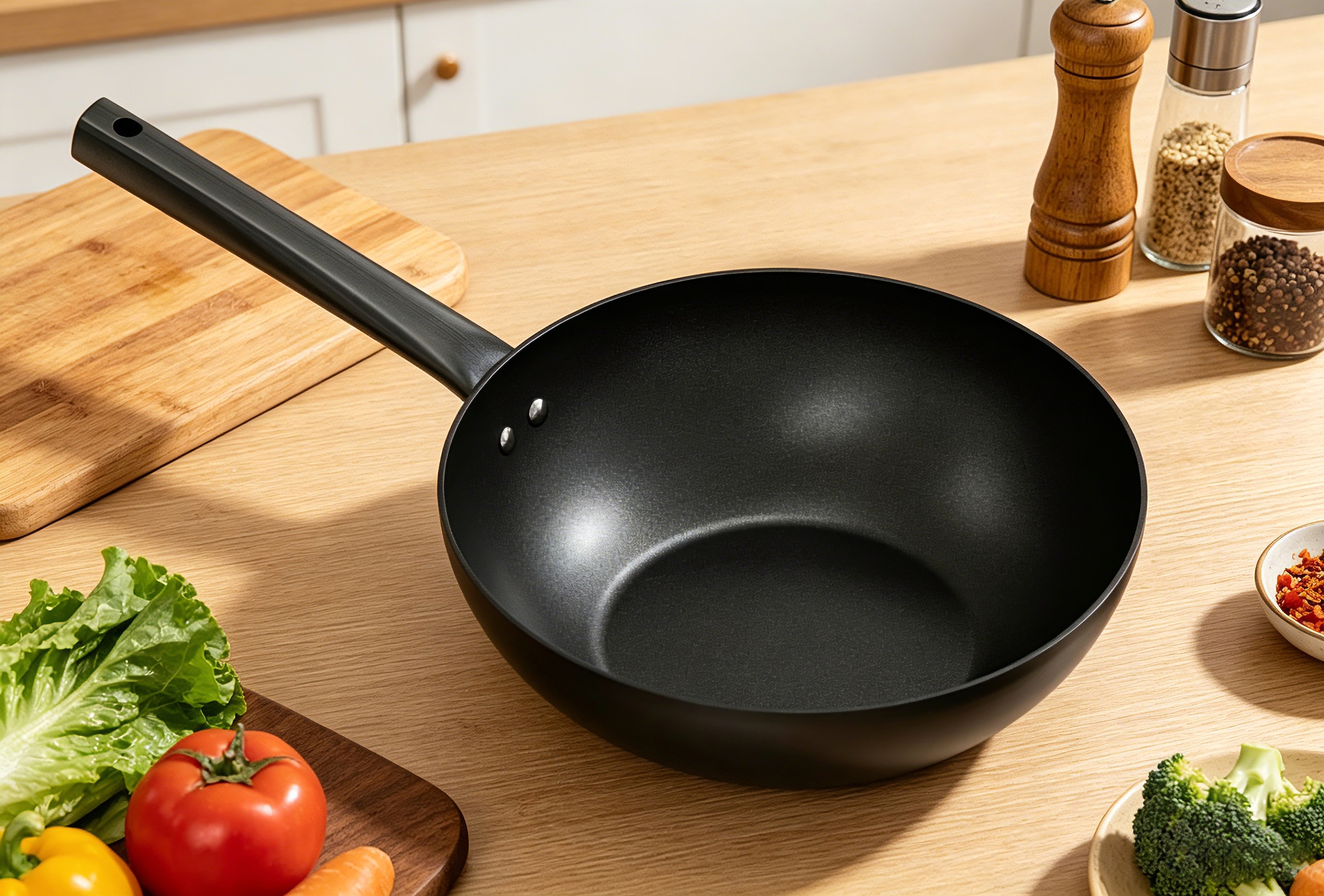 Hanseatic »ALU BASIC« Aluminium 1 tlg. poêle avec revêtement antiadhésif, pour tous types de cuisinières, y compris induction