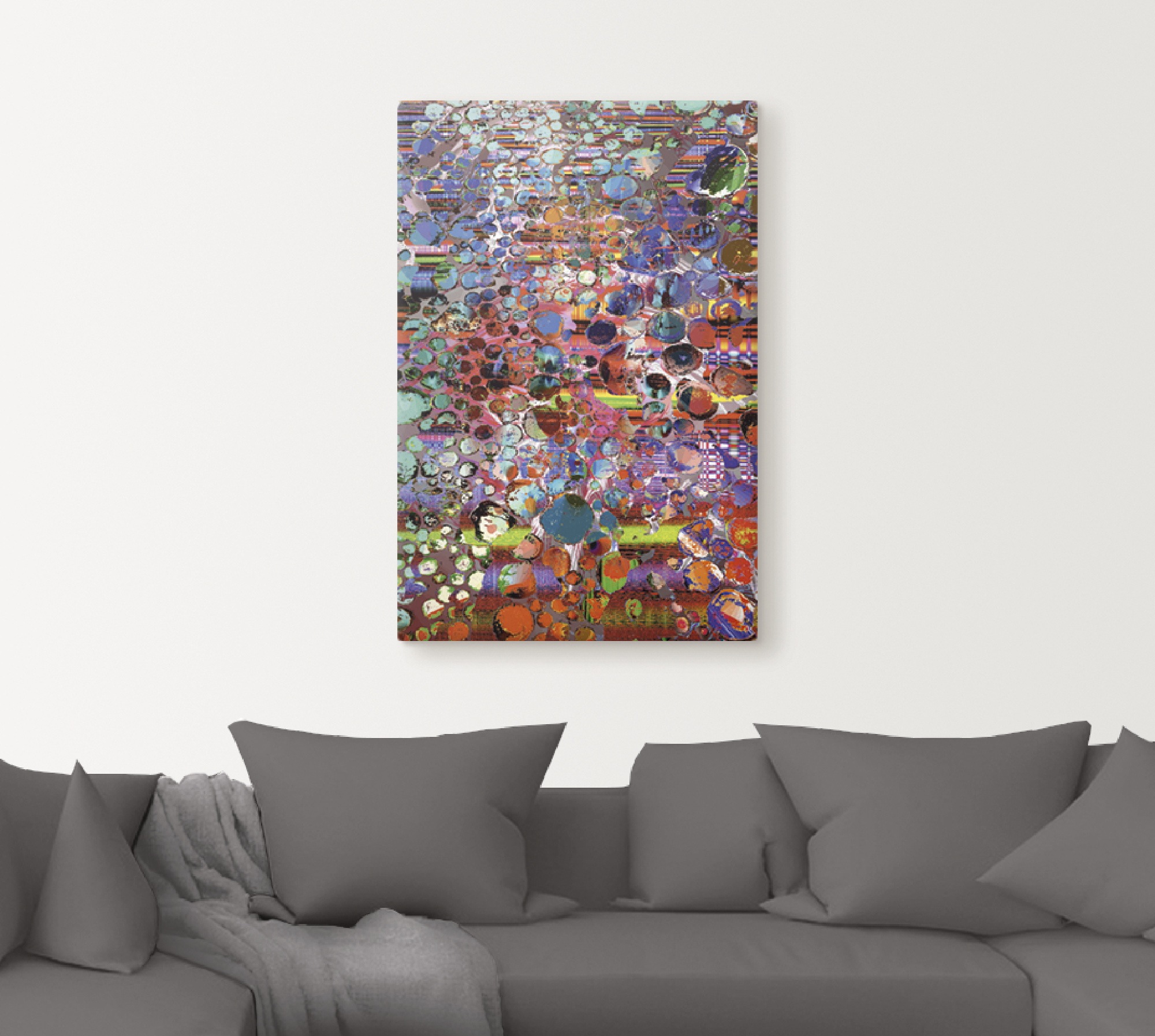 Artland Tableau sur toile »Hölzernes Hochland« 1 cuis tlg. auf Holzrahmen gespannt