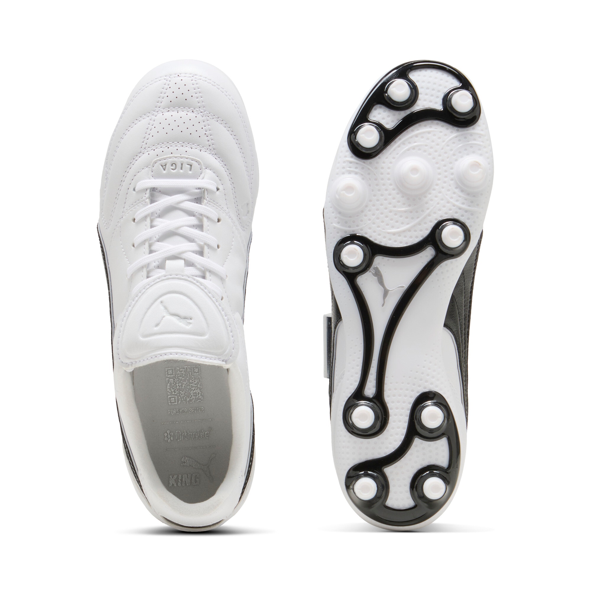 PUMA Chaussure de football »KING LIGA FGAG«  für Rasenplätze und Kunstrasen, mit weichem Lederobermaterial