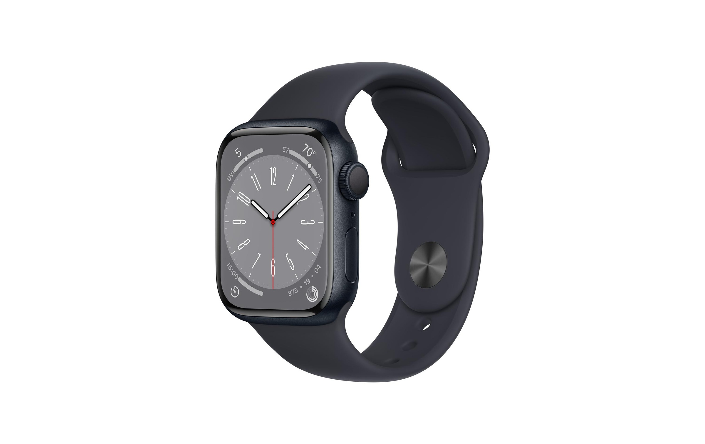 Image of Apple Smartwatch »S8, GPS, 41mm Midnight Alu«, (Watch OS MNP53FD/A) bei Ackermann Versand Schweiz