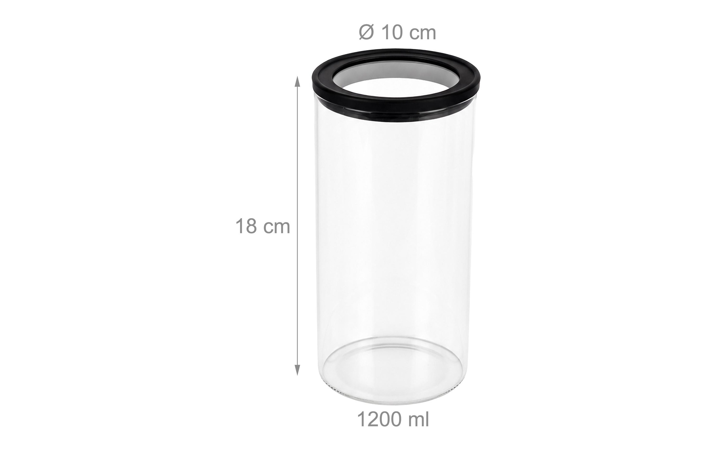 relaxdays Bocal à provisions »1,2 l« compatible lave-vaisselle