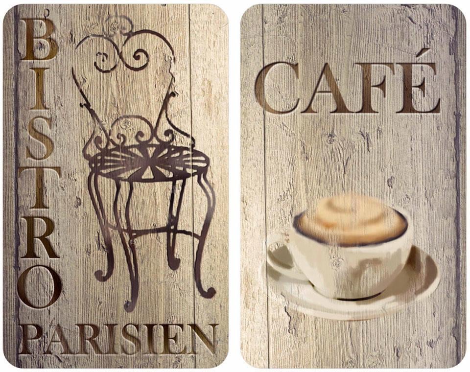 Image of WENKO Herd-Abdeckplatte »Bistro«, (Set, 2 tlg.), kratzfest bei Ackermann Versand Schweiz