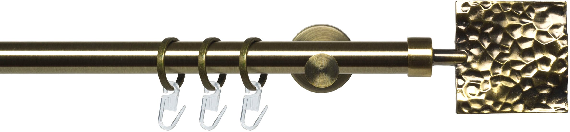 Image of Liedeco Gardinenstange "Stilgarnitur 20 mm Blues Johnny" Ø 20 mm 1 läufig-läufig Fixmass Gardinenstange Komplett