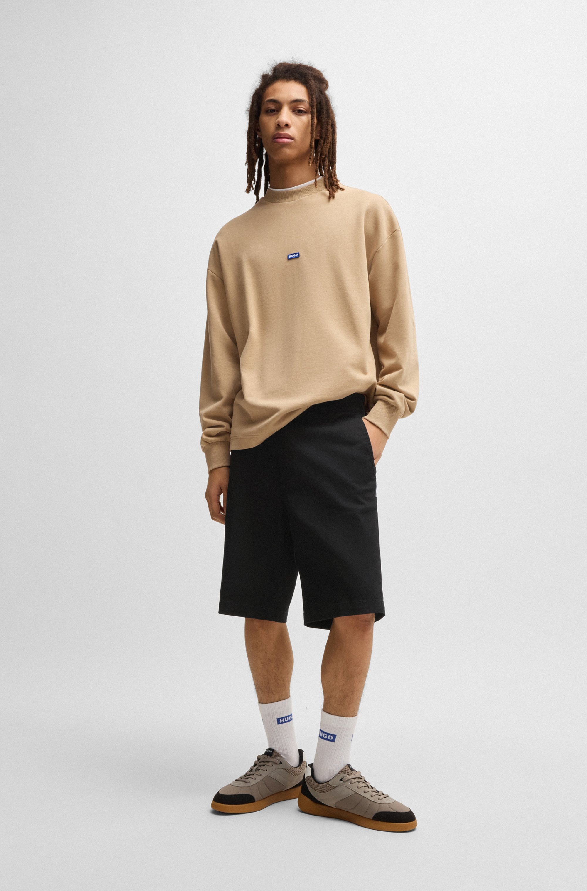 HUGO Blue Shorts »Dante242«, mit Flag-Label