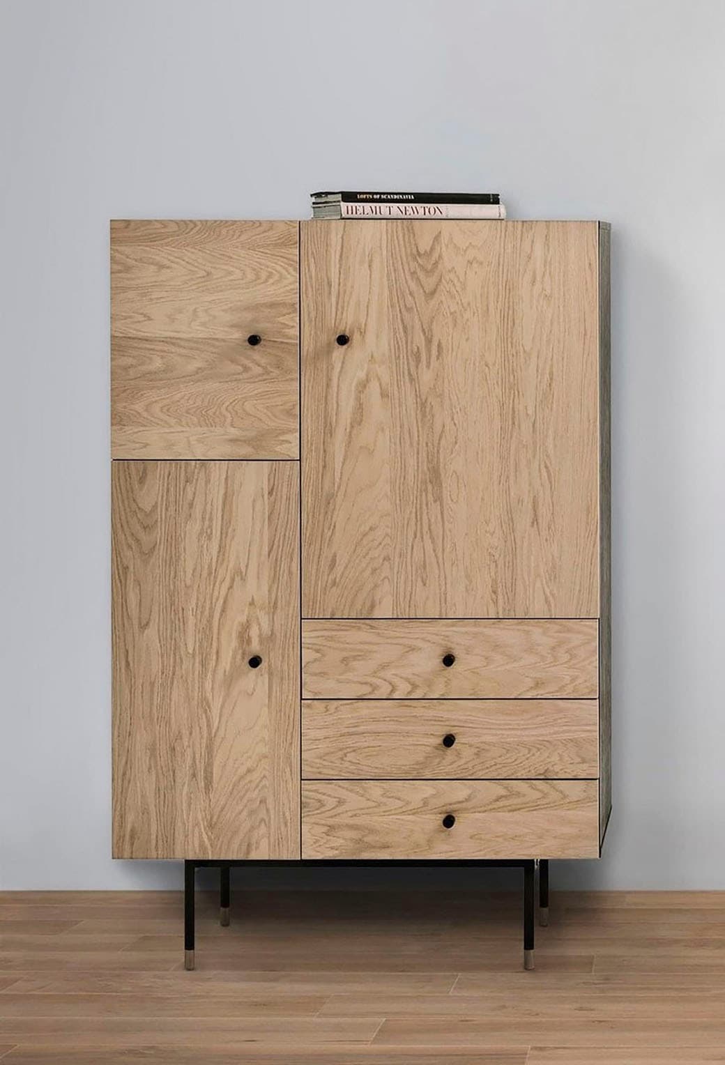 Image of Woodman Highboard "Jugend Kommode" Stauraumschrank mit Soft Close Funktion, Breite 90 cm, FSC