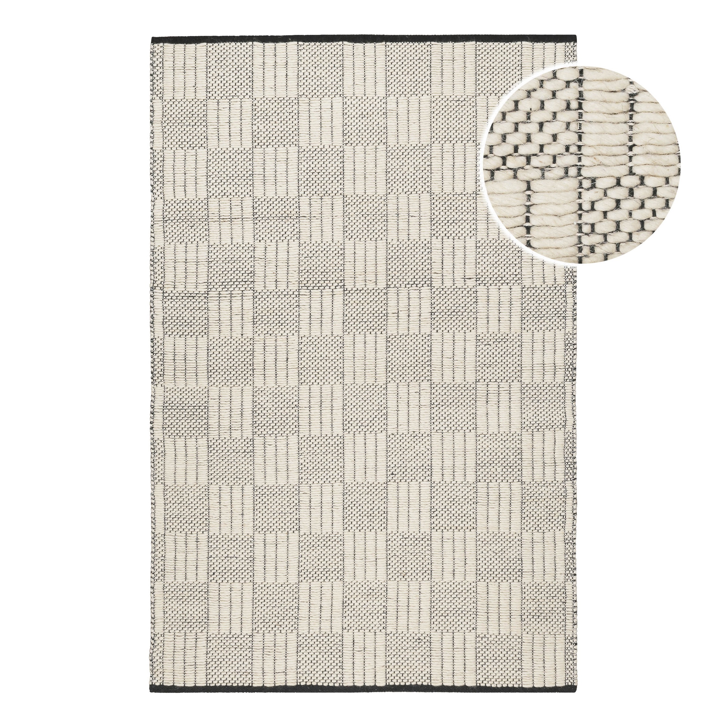 Image of Wecon home Teppich "Lani" rechteckig 8 mm Höhe handgewebt, robust, strapazierfähig, skandinavisch, Naturfaser