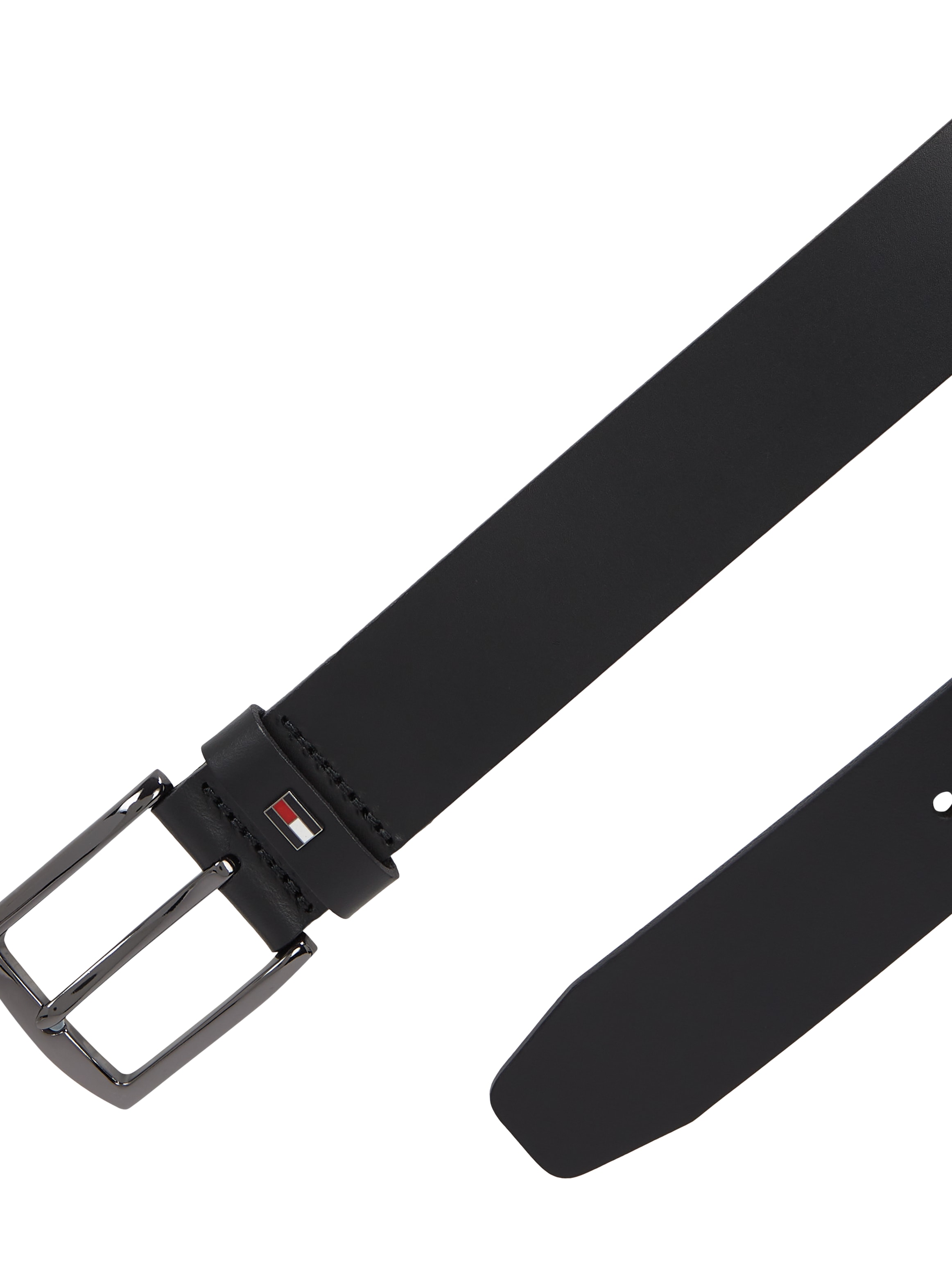 Tommy Hilfiger Ledergürtel »DENTON 3.5 EXT«, Einfachdornschliesse, Metalllogo