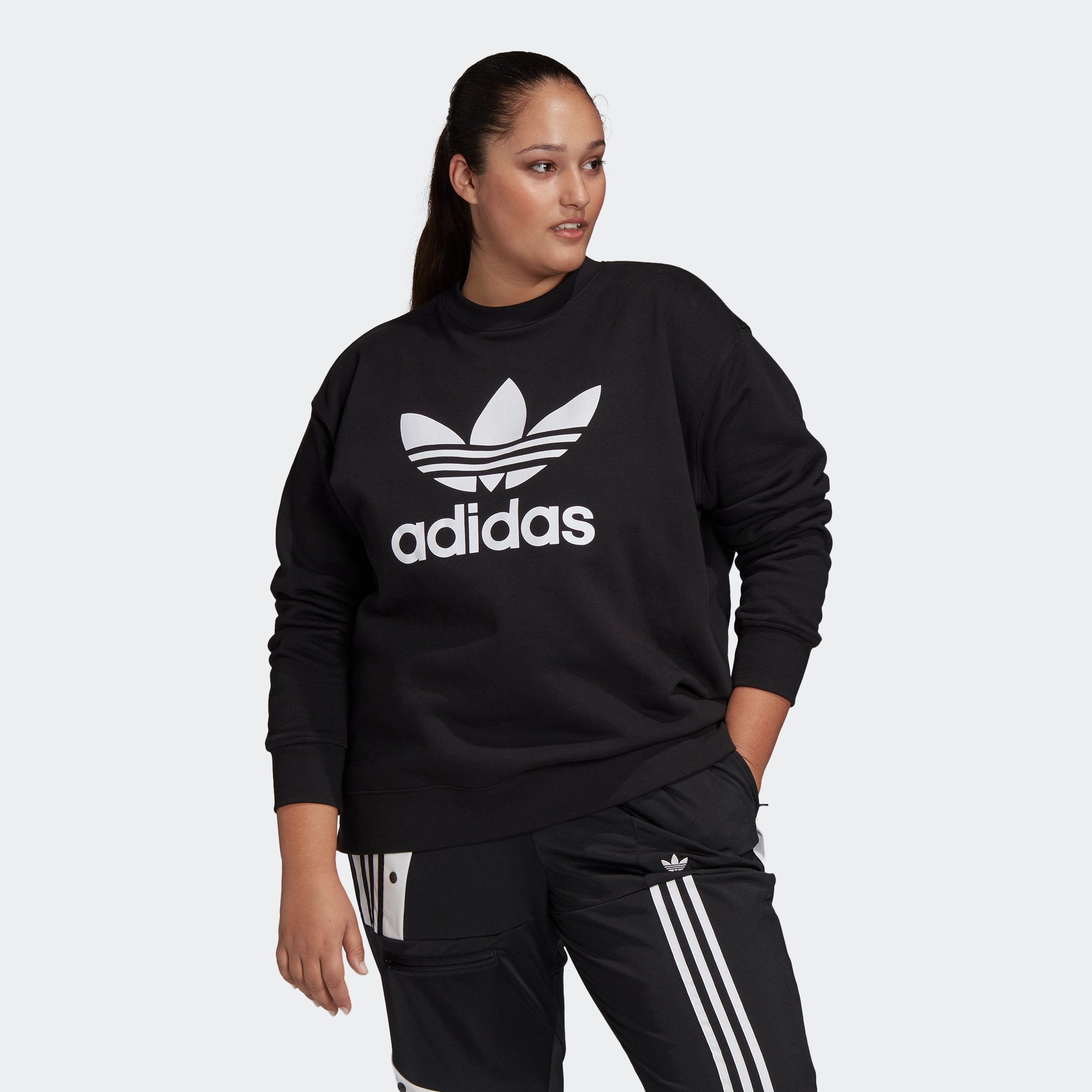 Sweatshirt GROSSE – ♕ adidas kaufen Originals »TREFOIL GRÖSSEN« versandkostenfrei