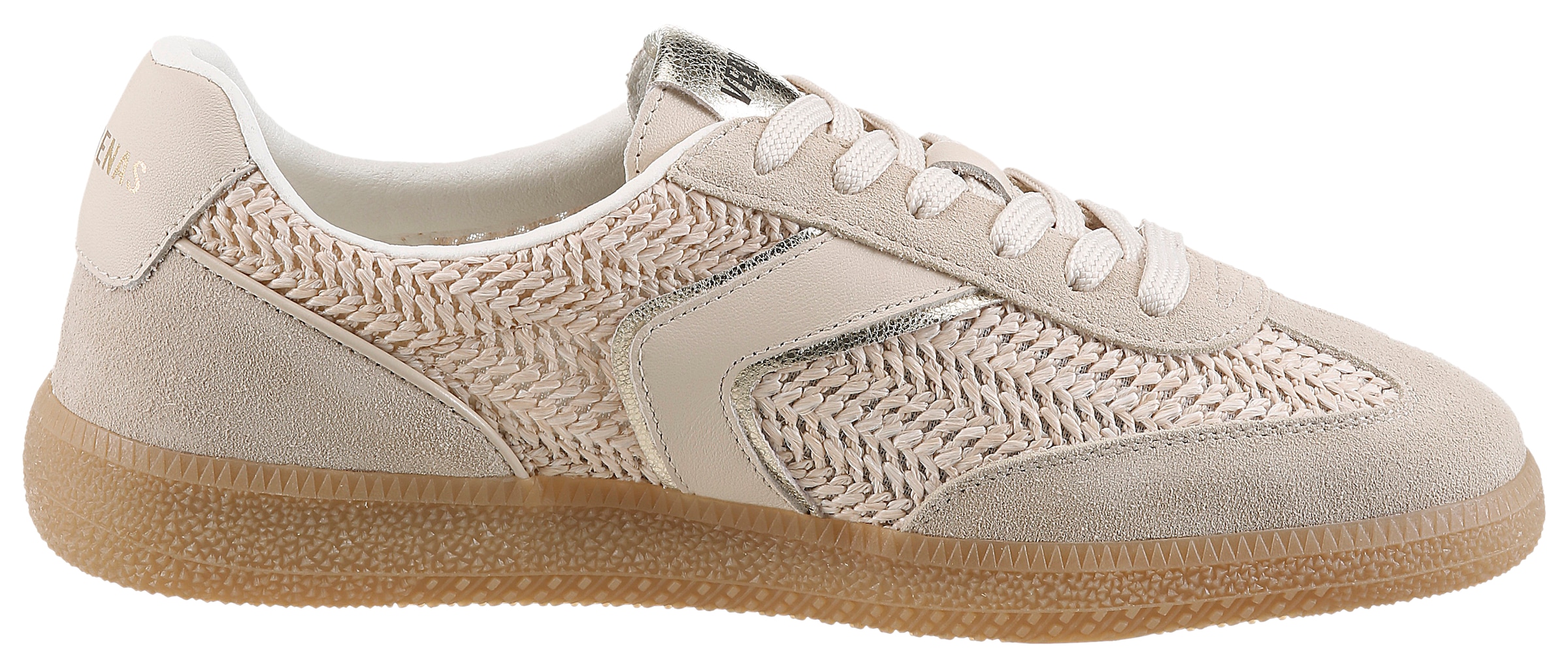 VERBENAS Sneakers »SOUND TROPIC«  baskets rétro, à lacets, chaussure de loisirs avec empiècement tressé