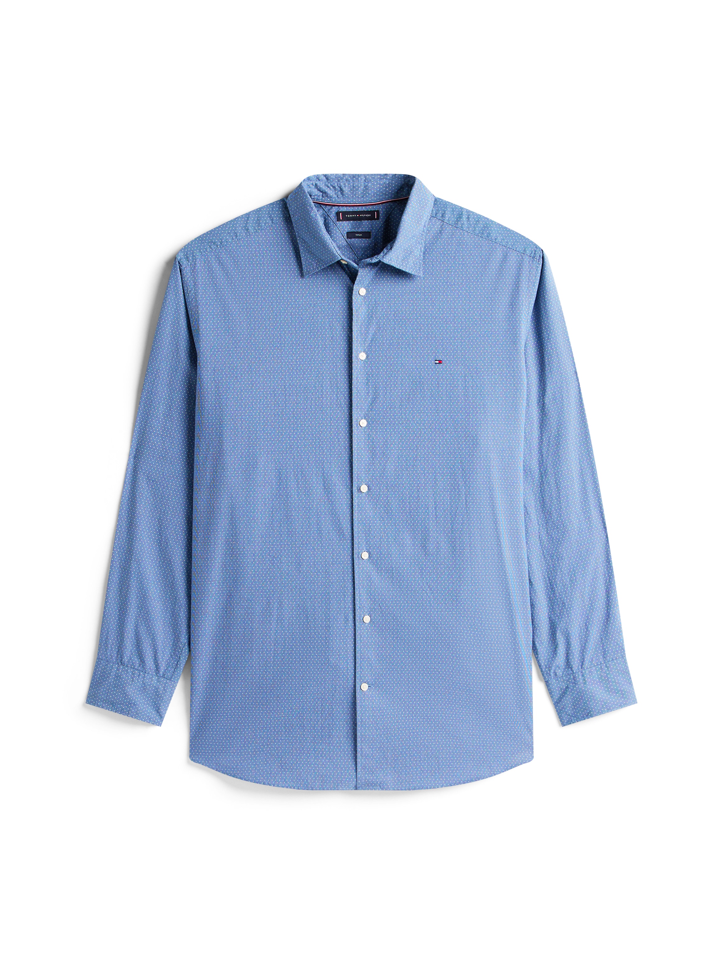 Tommy Hilfiger Big & Tall Langarmhemd »BT-FLEX POPLIN MINI PNT RF SRT-B«, Grosse Grössen