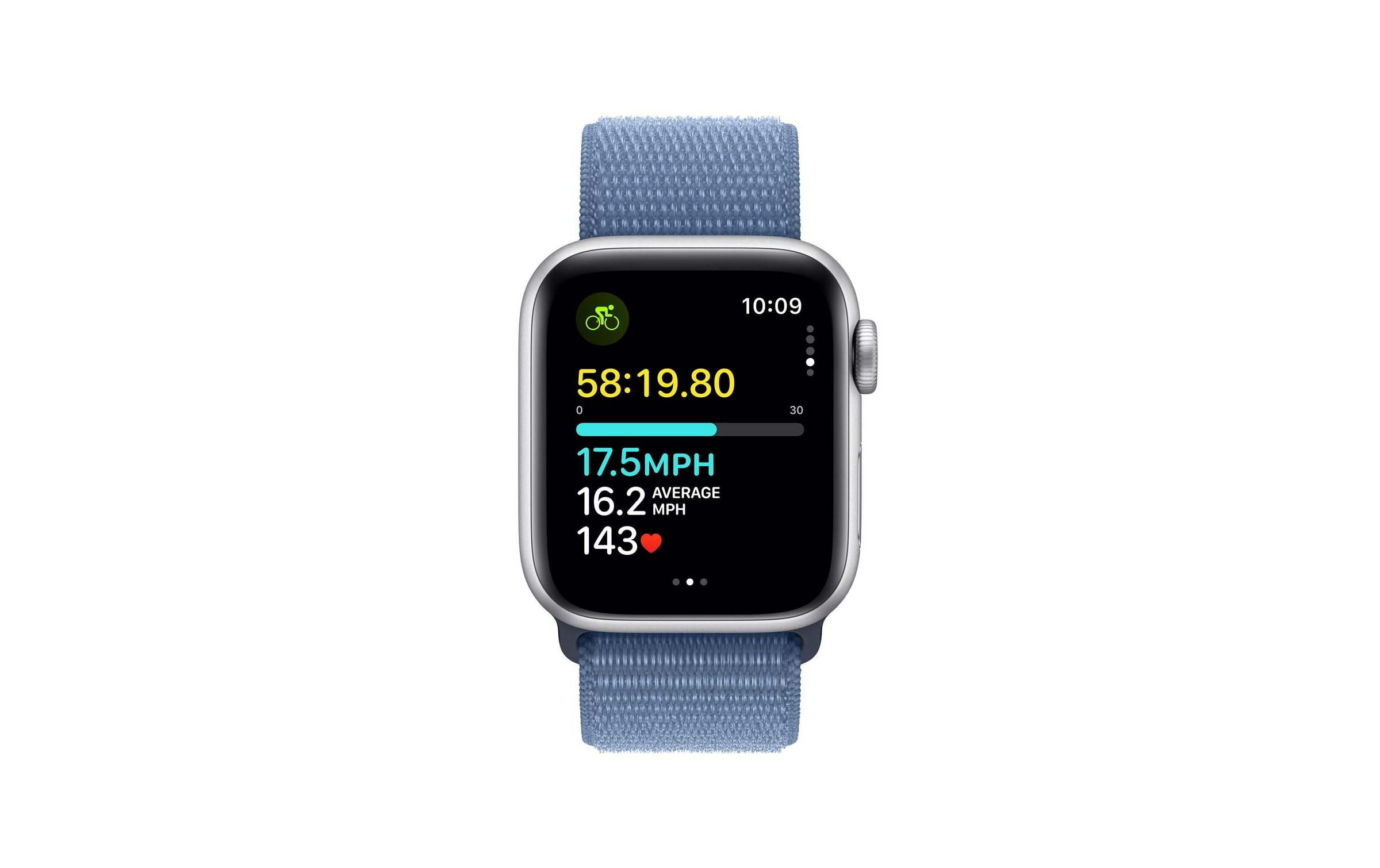 Apple Smartwatch »SE GPS, Aluminum mit Sport Loop«, 32 GB,)