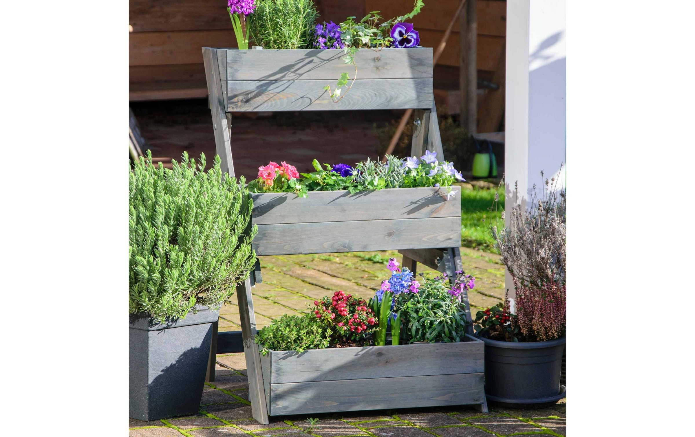 dobar Hochbeet »Pflanztreppe 3-stufig«