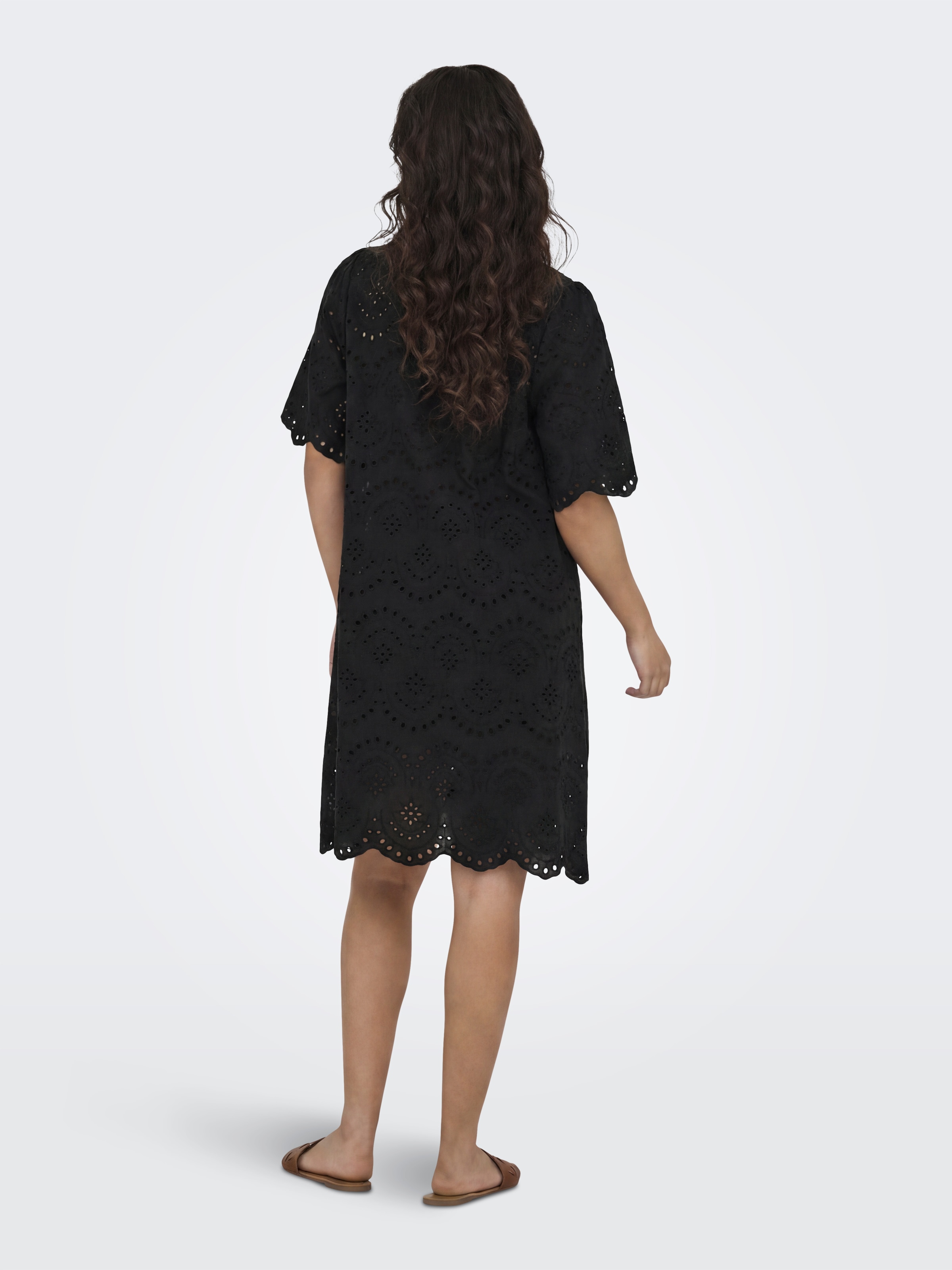 ONLY Robe en dentelle »ONLVALAIS S/S DRESS WVN NOOS«