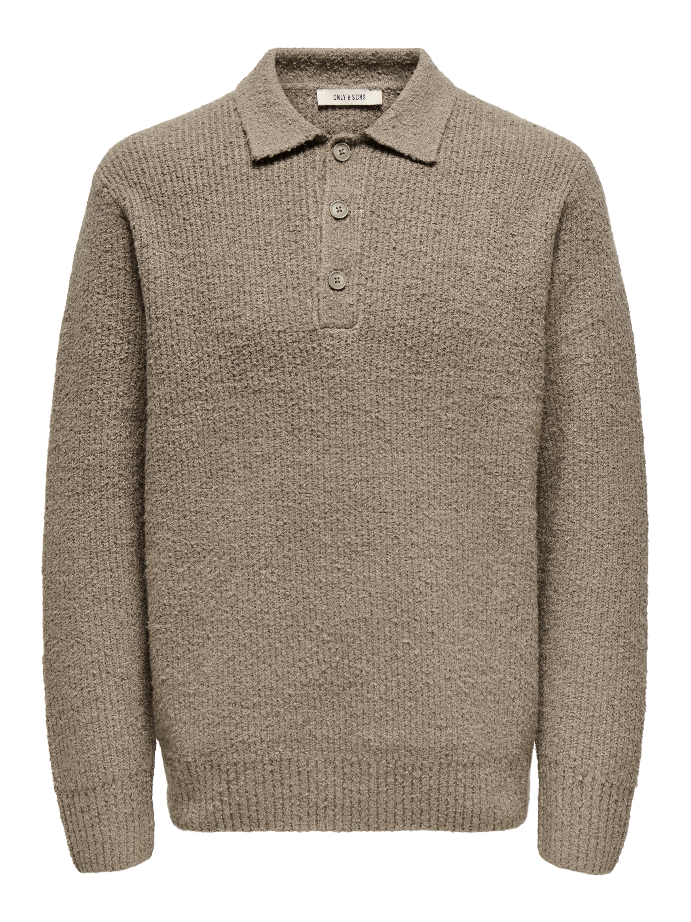 ONLY & SONS Polokragenpullover »ONSDALE RLX LS POLO KNIT NOOS« Baumwollmischung, relaxed fit