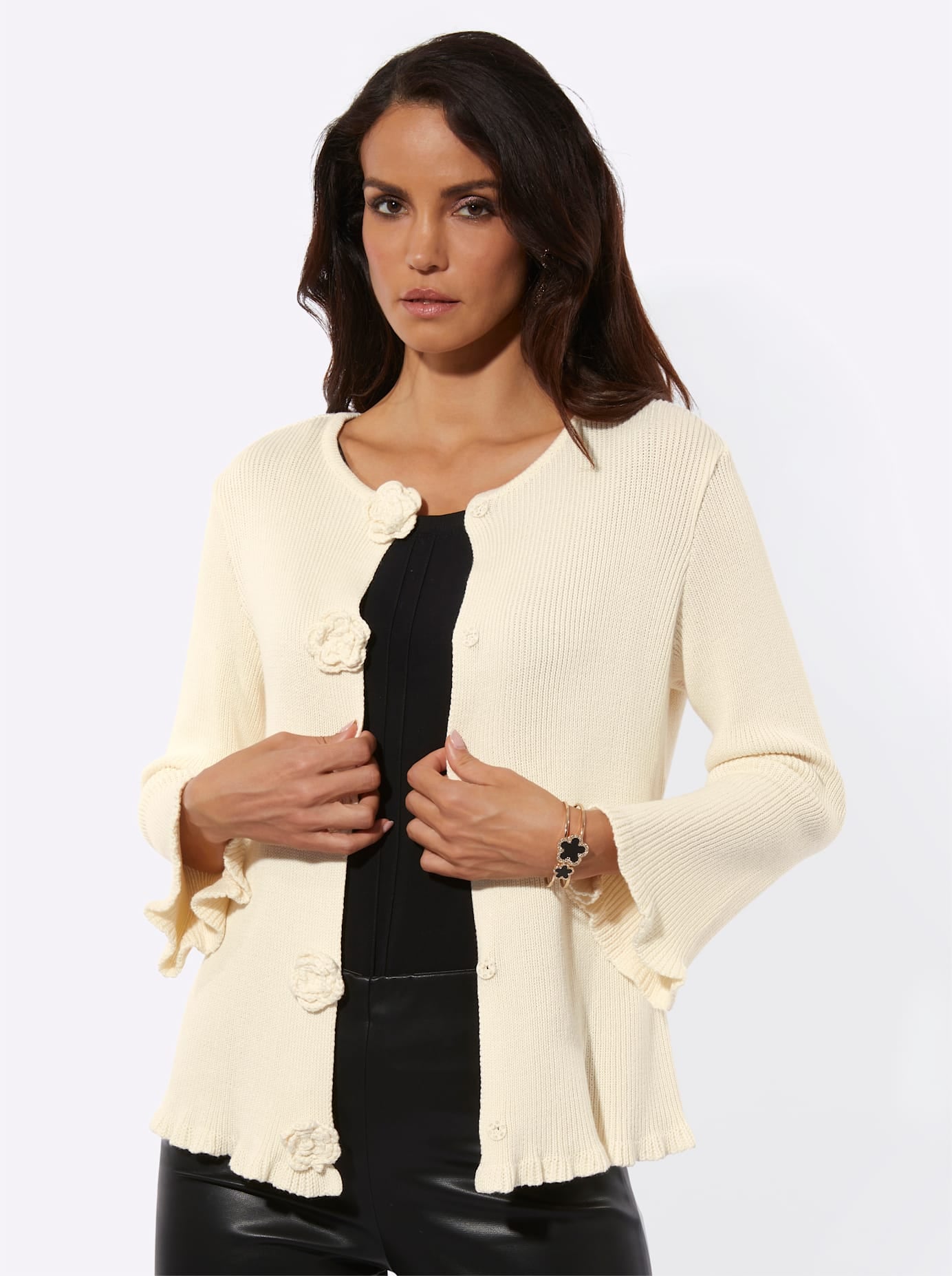 creation L Strickjacke