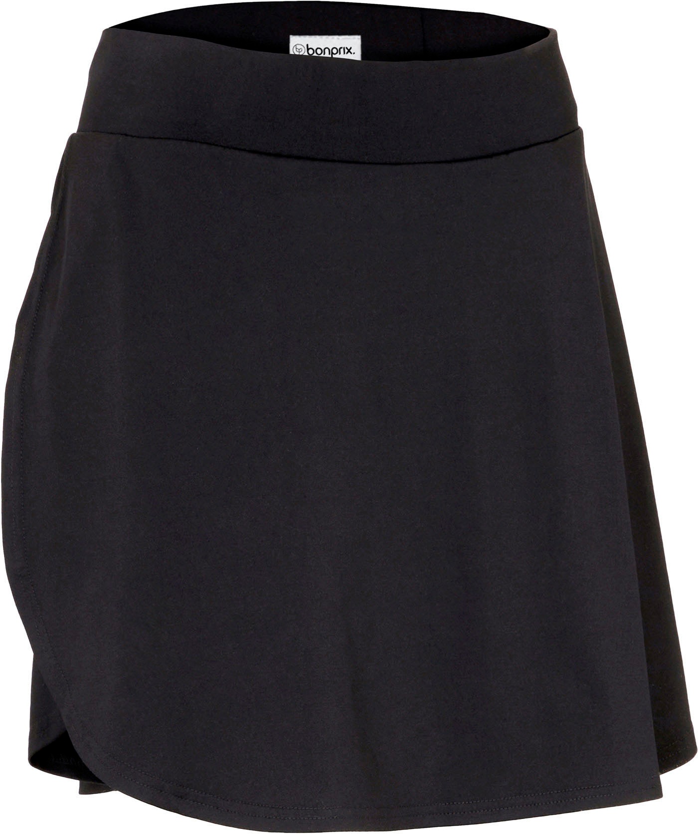 bonprix Jupe d'été »Sport-Rock mit integrierter Radlerhose, schnelltrocknend« aus schnelltrocknendem Materialmix, Oversize-Passform