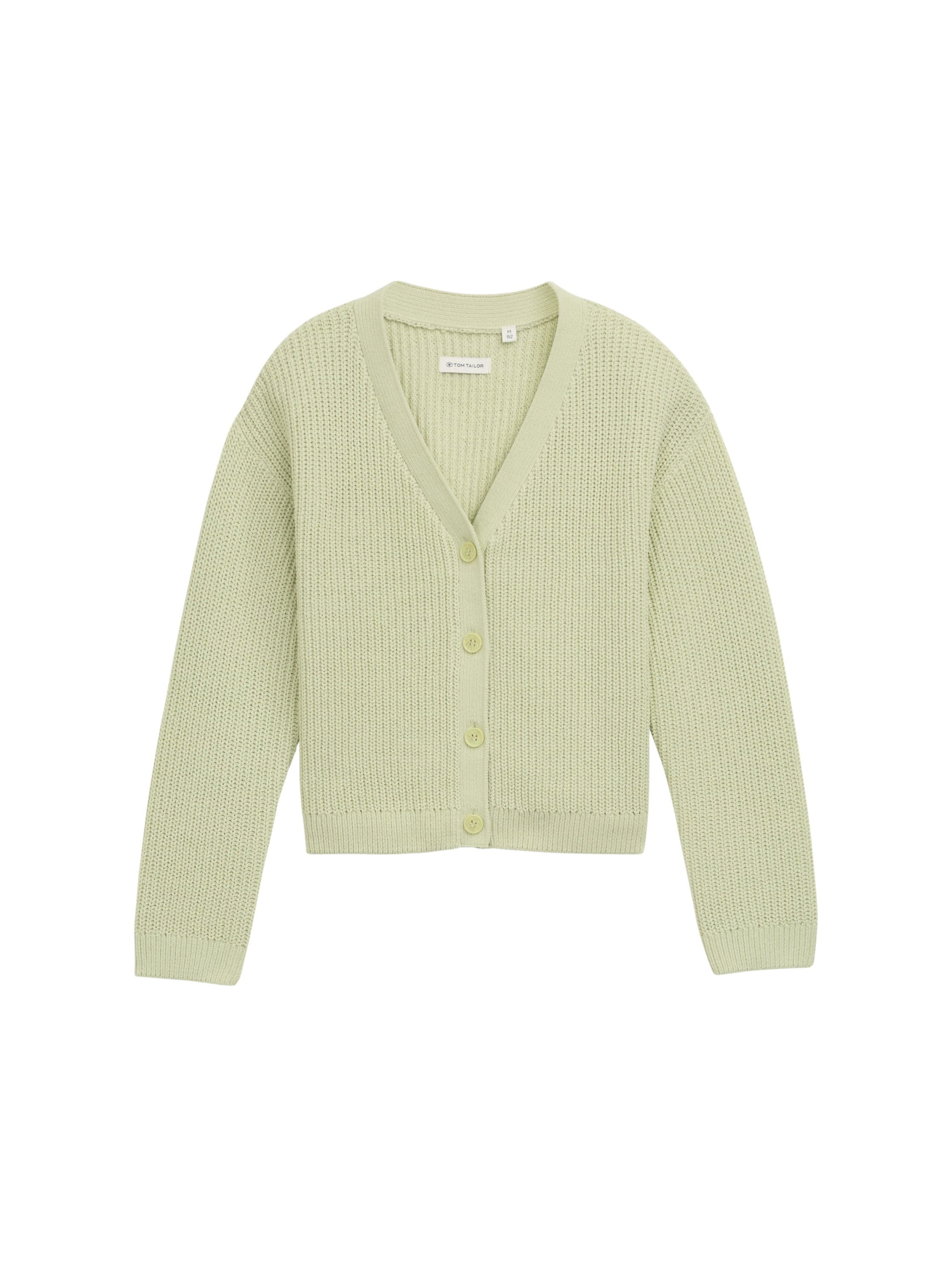 Image of TOM TAILOR Strickjacke mit V-Ausschnitt und Knopfleiste