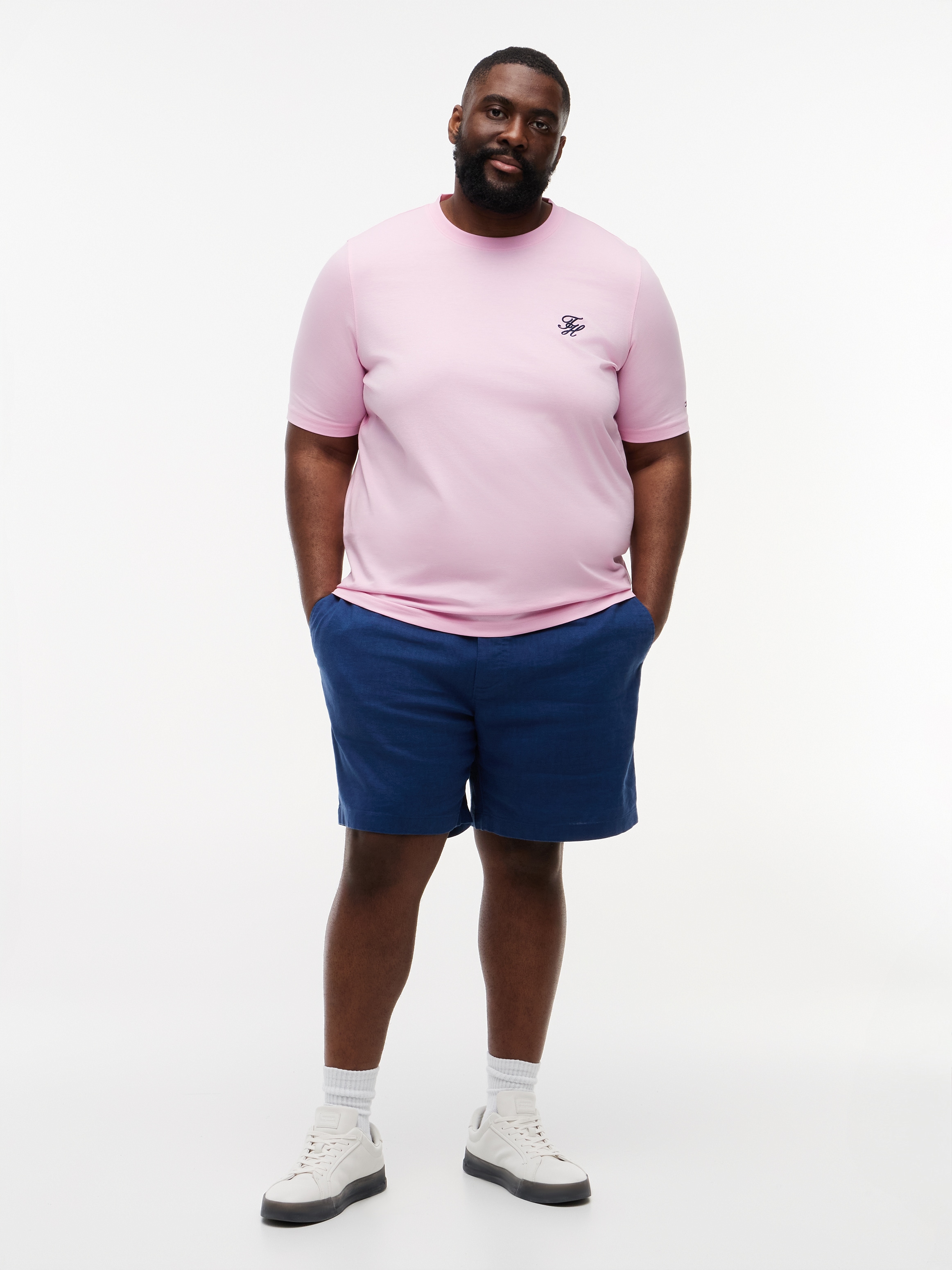 Tommy Hilfiger Big & Tall Short en chino »BT-DOVER«  Grosse Grössen, aus Leinenmix, regular fit, elastischer Bund