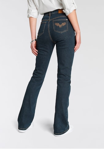 Bootcut-Jeans »Comfort-Fit«, High Waist
