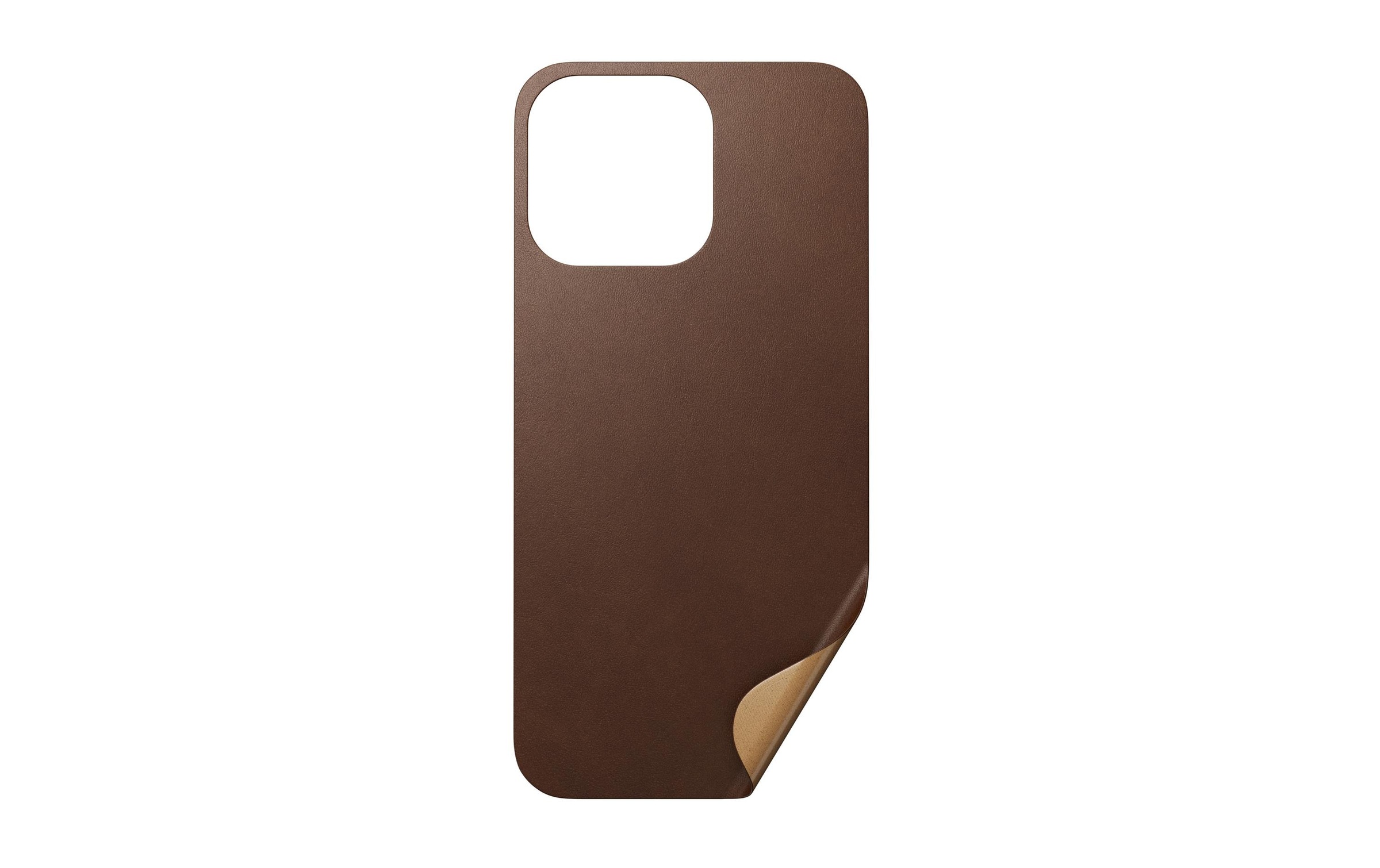 Nomad Smartphone-Hülle »Leather Skin iPhone 13 Pro Br«, iPhone 13 Pro
