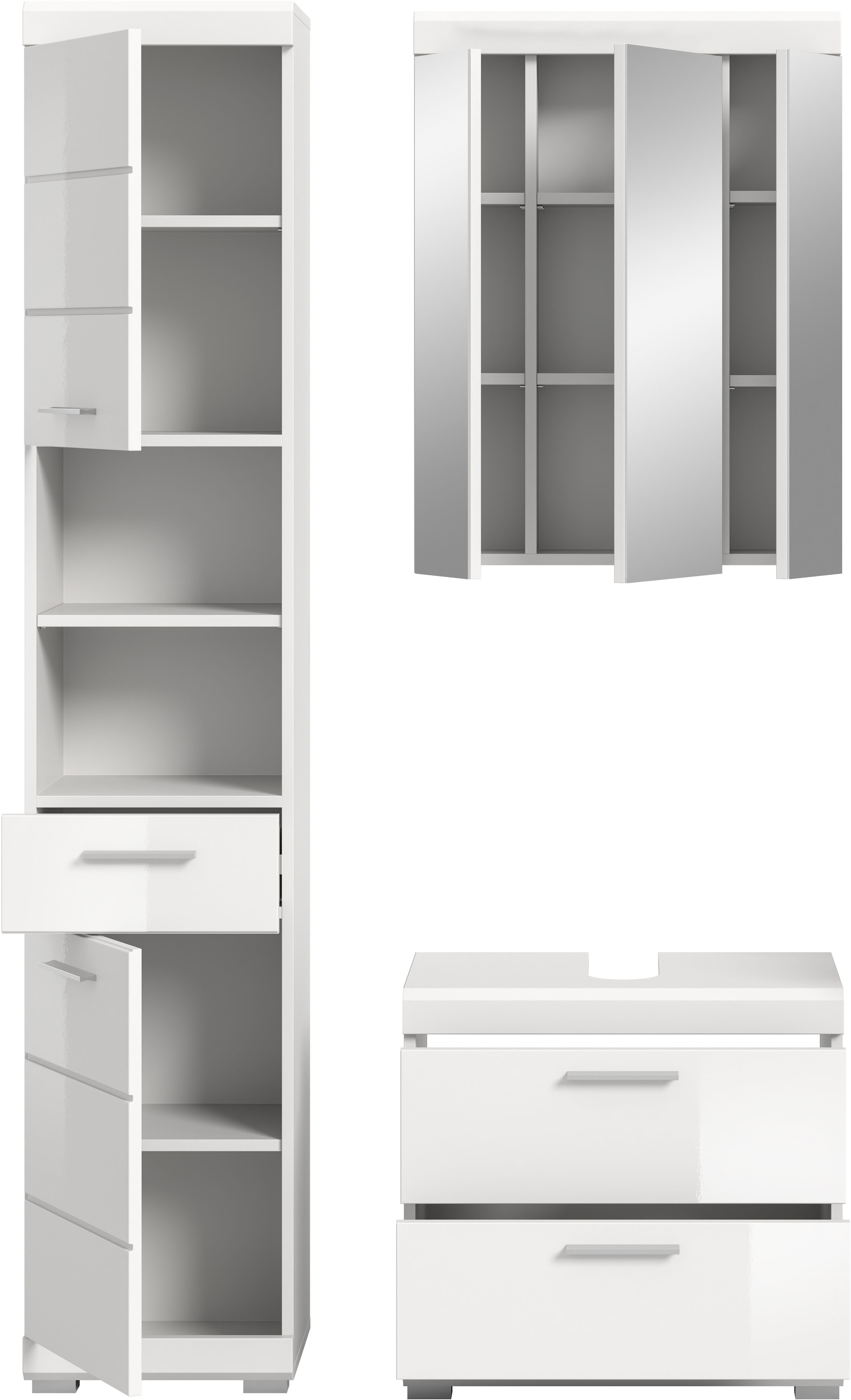 INOSIGN Badmöbel-Set »Siena, 3 teilig, bestehend aus:« Set, TOPSELLER!, 3 Stk. tlg.