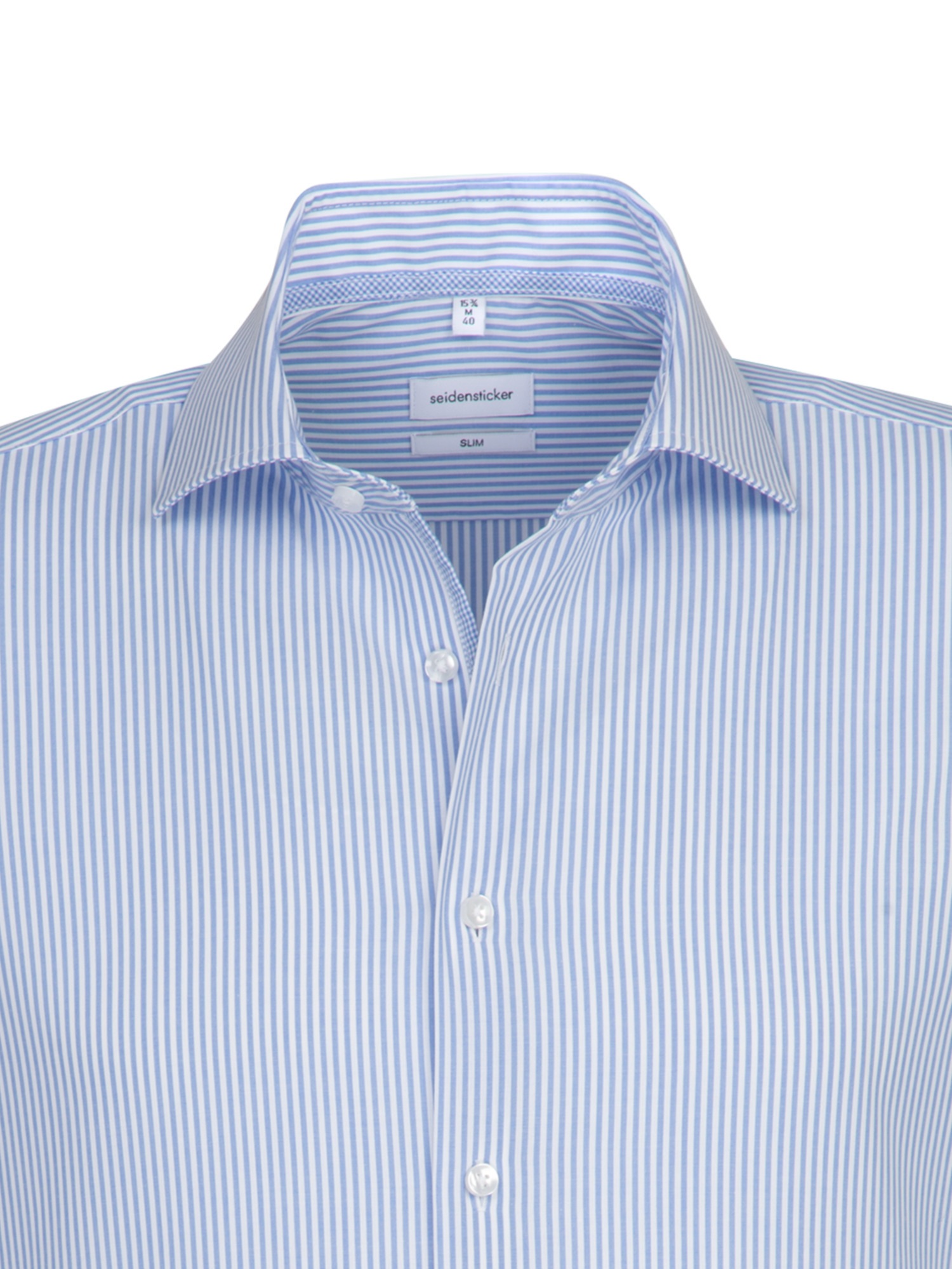 seidensticker Businesshemd »Slim« Slim 1/1 Kentkragen Streifen