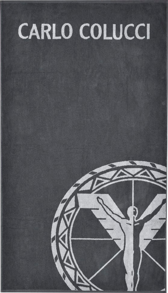 Image of CARLO COLUCCI Strandtuch »Stefano«, (1 St.), mit auffälligem Carlo Colucci Logo und Schriftzug bei Ackermann Versand Schweiz