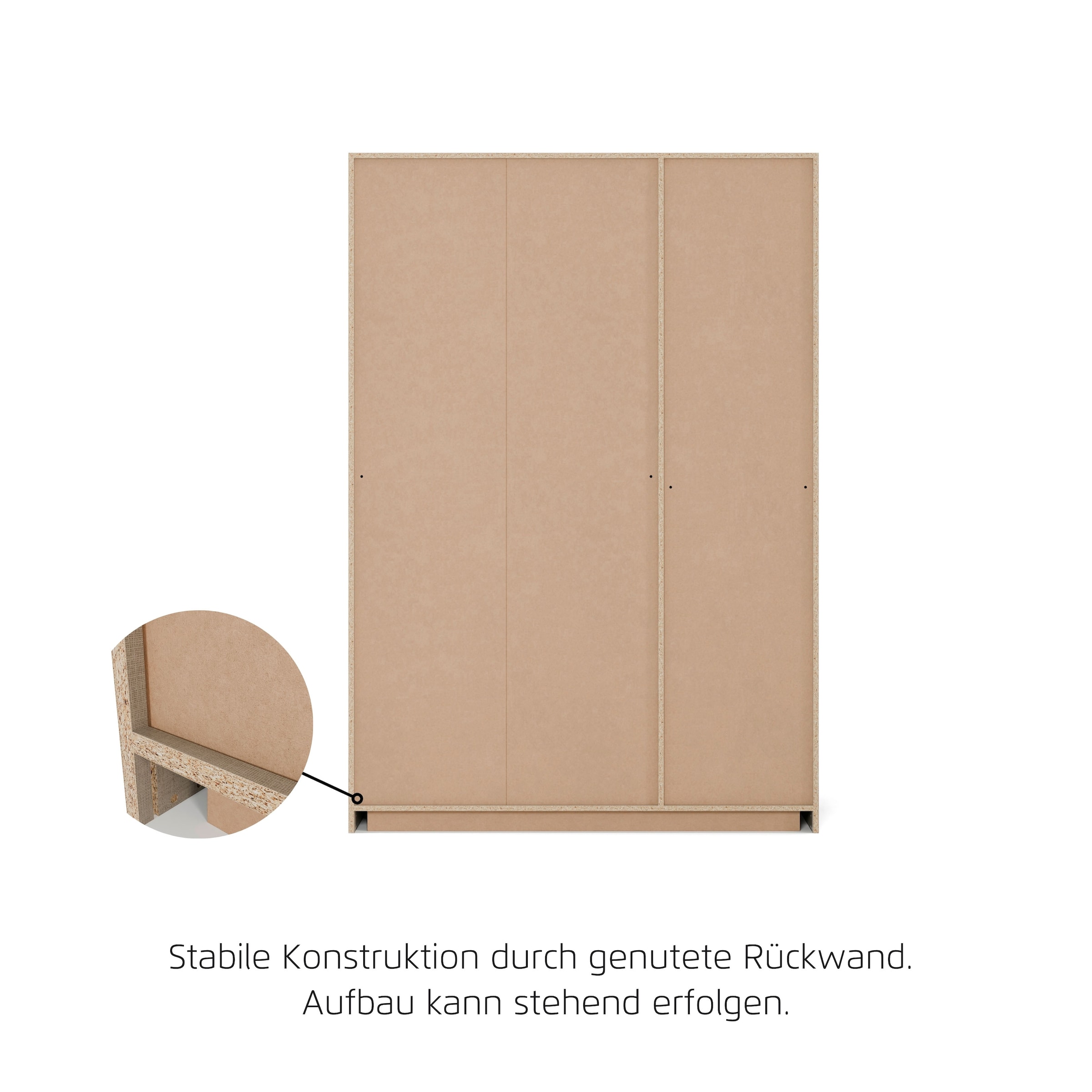 rauch Kleiderschrank »Schrank Garderobe Garderobenschrank Putzschrank Wäscheschrank BERGHEIM« Breiten 91/136/181 cm, Höhe 197 cm,  2 Aussenschubladen, Tür/en abschliessbar je 2 Schlüssel MADE IN GERMANY