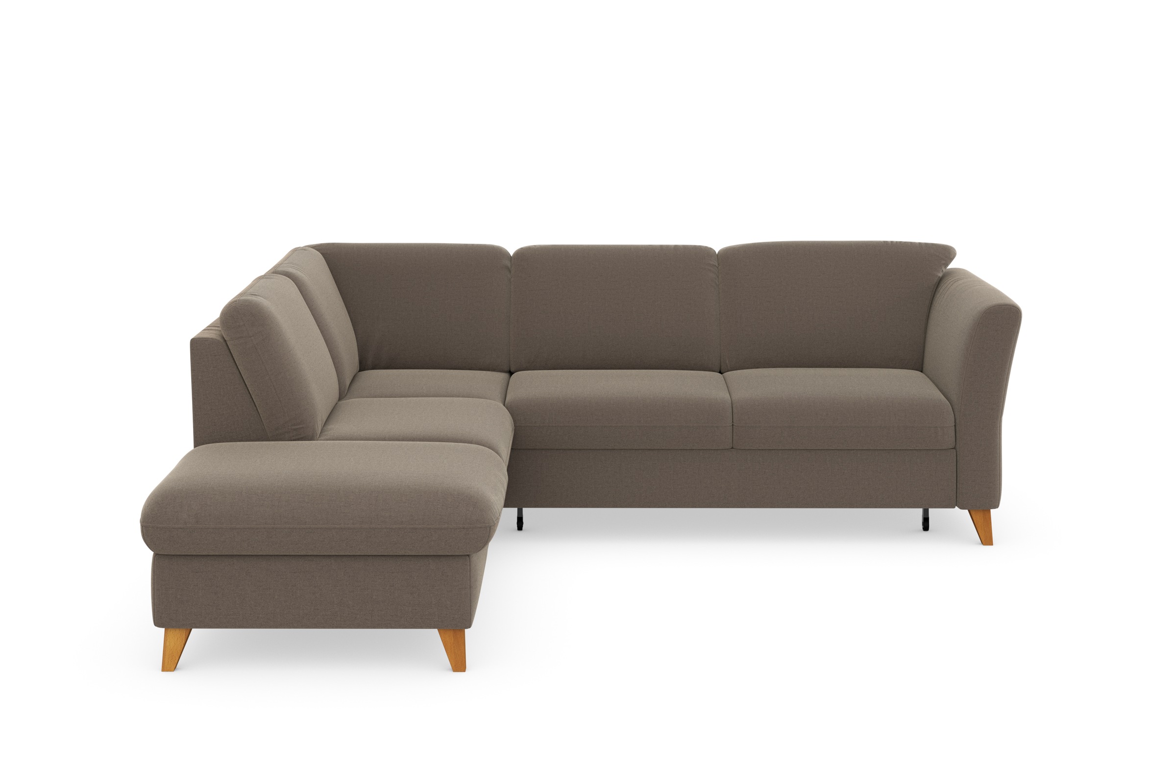 Home affaire Ecksofa »Trelleborg L-Form«, Federkern-Polsterung, wahlweise mit Bettfunktion und Stauraum