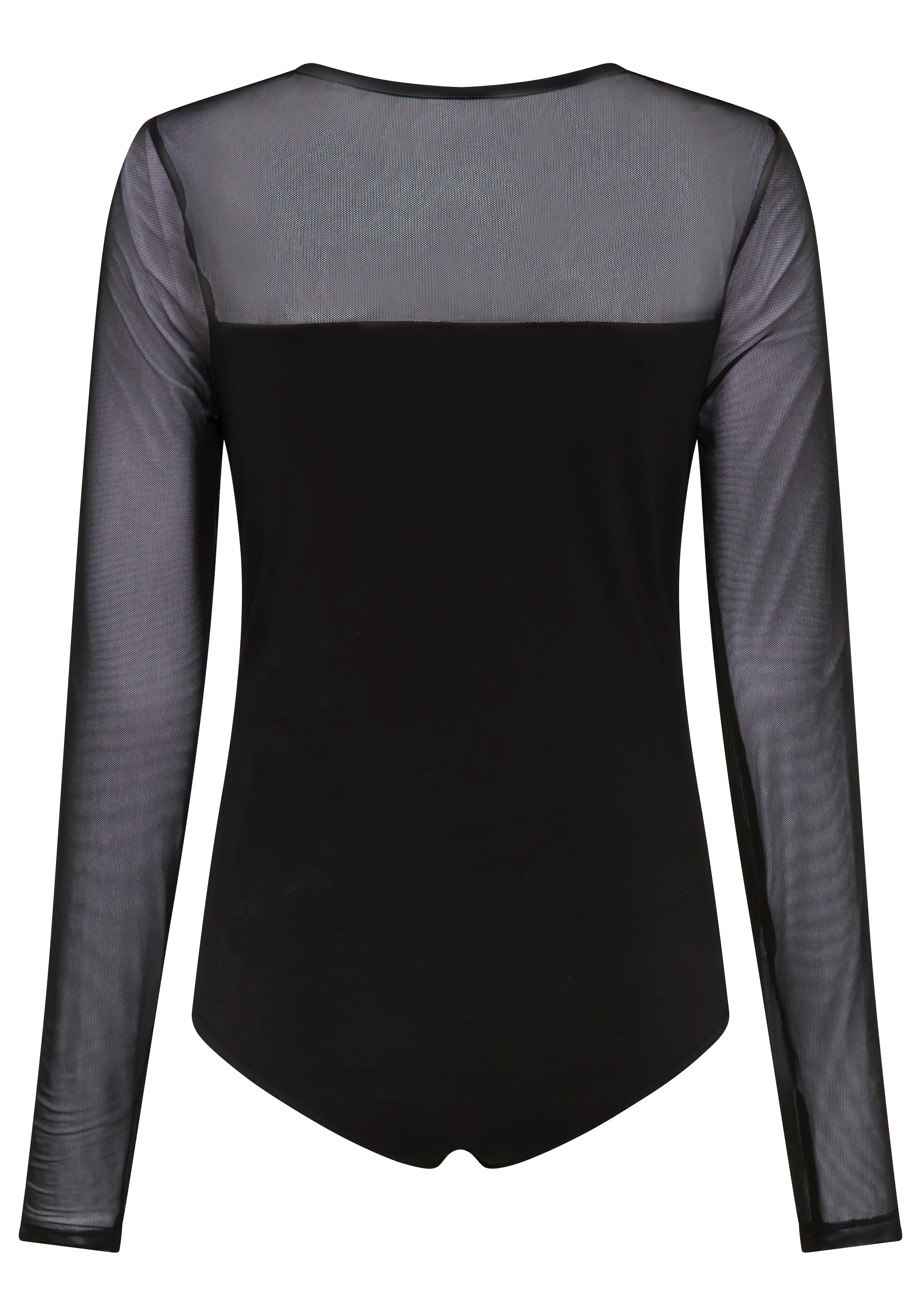 Laura Scott Body en mélange de coton élastique, avec encolure ronde