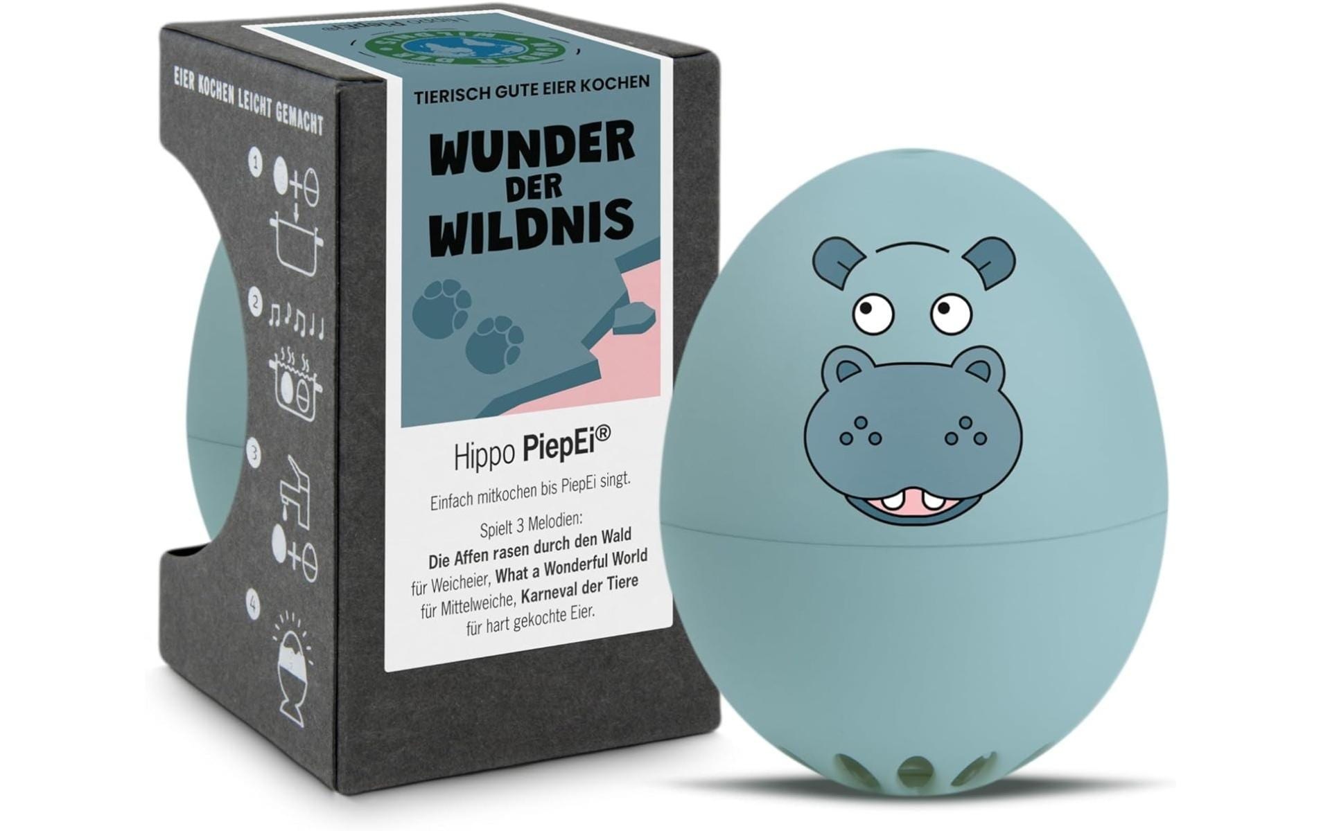 Image of Küchentimer "PiepEi Singende Eieruhr Hippo"