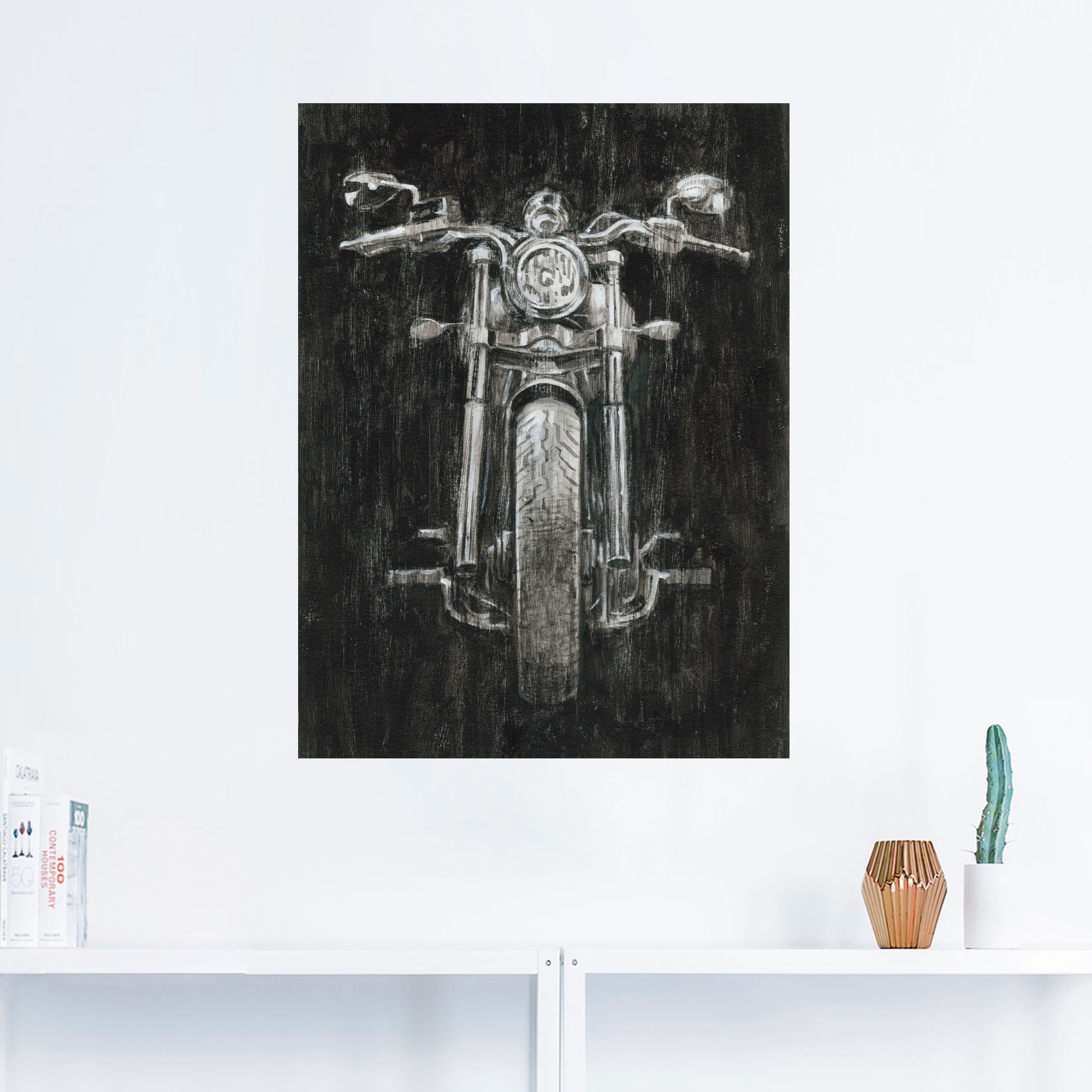 Artland Wandbild »Eisernes Pferd I«, Motorräder & Roller, (1 St.), als Poster, Wandaufkleber in verschied. Grössen