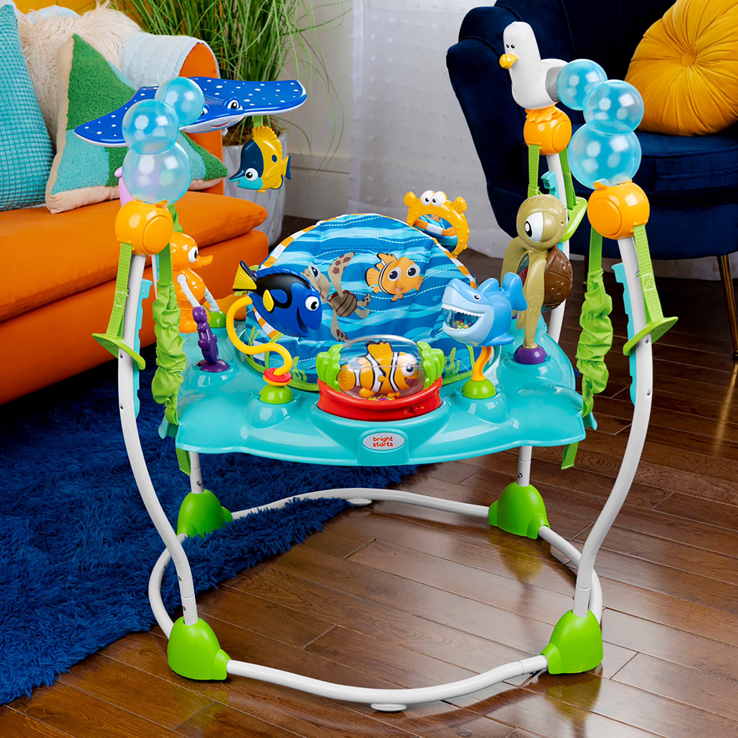 Bright Starts Centre de jeux »Finding Nemo Sea of Activities Jumper« mit Licht- und Soundeffekt