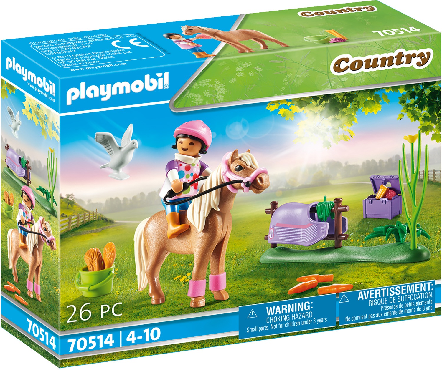 Image of Playmobil® Konstruktions-Spielset »Sammelpony Isländer (70514), Country«, (26 St.), Made in Europe bei Ackermann Versand Schweiz