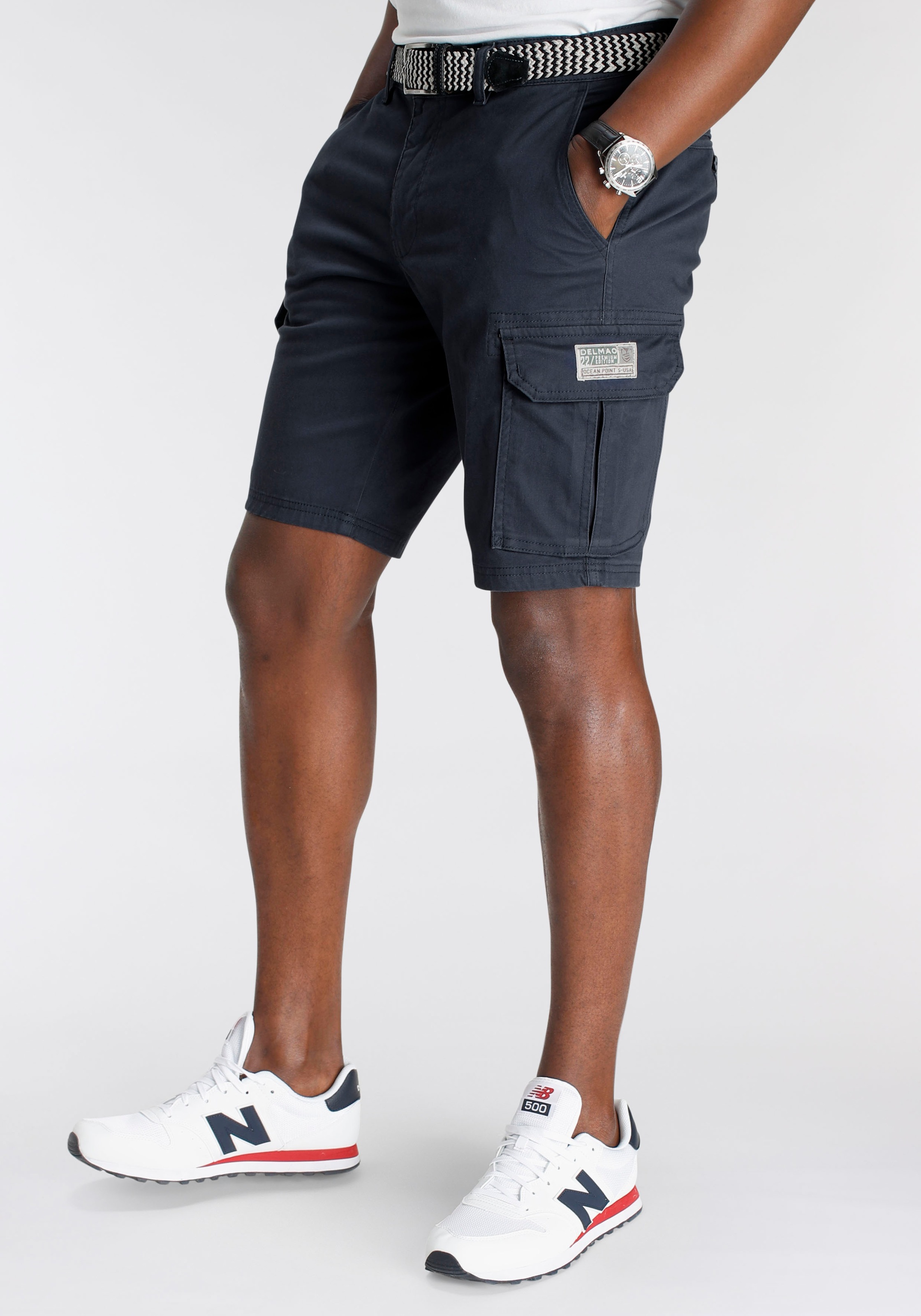 DELMAO Cargoshorts mit Details
