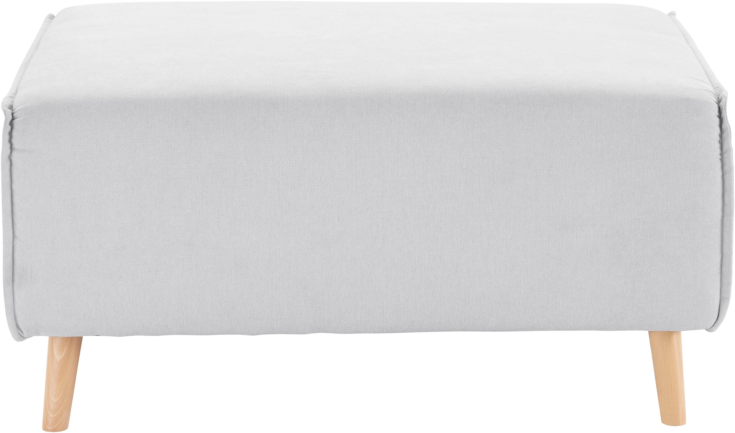 Home affaire Hocker »Janek« mit Keder in scandinavischem Design