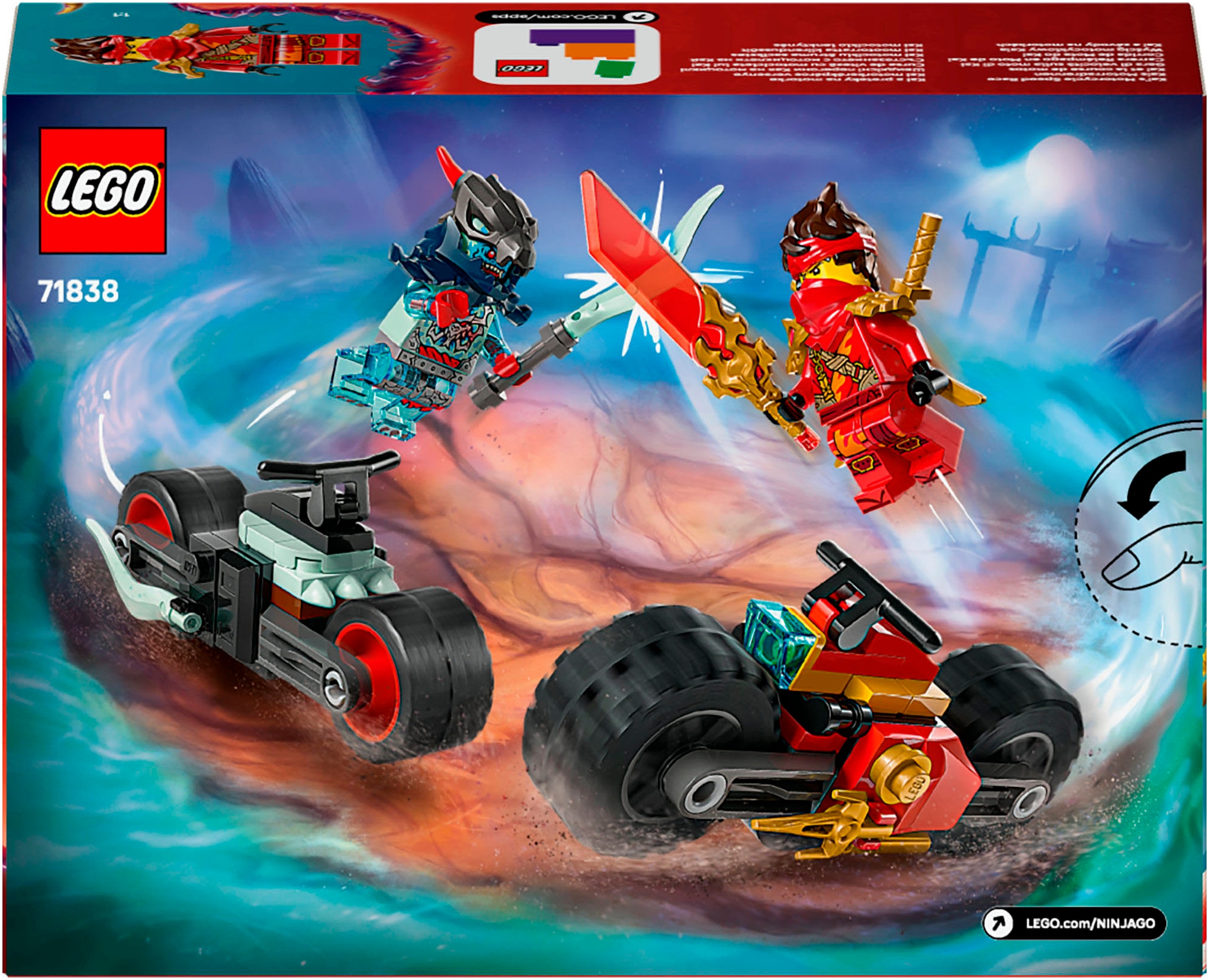 LEGO® Pions de construction »Kais Motorradrennen (71838), LEGO Ninjago« Made in Europe